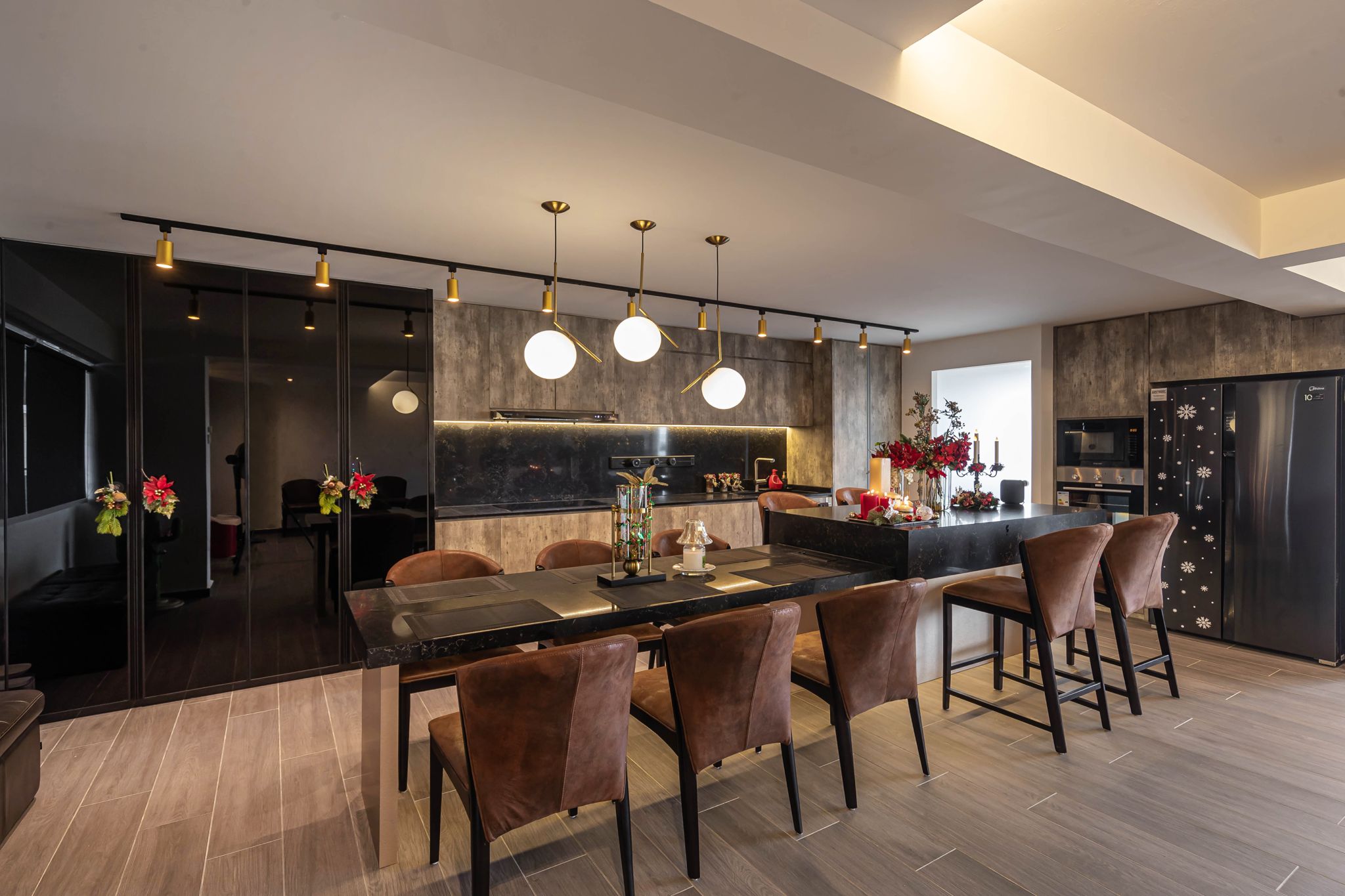 Modern Design - Kitchen - HDB Executive Apartment - Design by Swiss Interior Design Pte Ltd