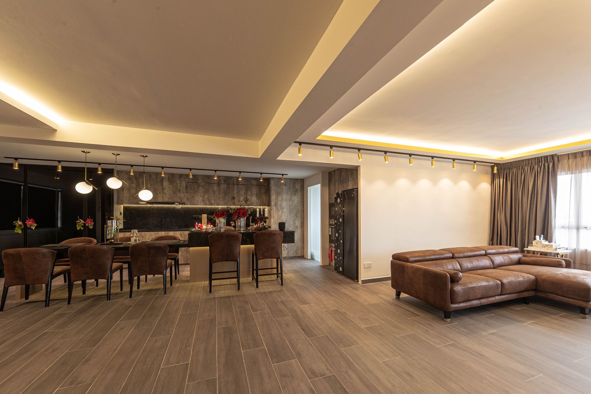 Modern Design - Living Room - HDB Executive Apartment - Design by Swiss Interior Design Pte Ltd