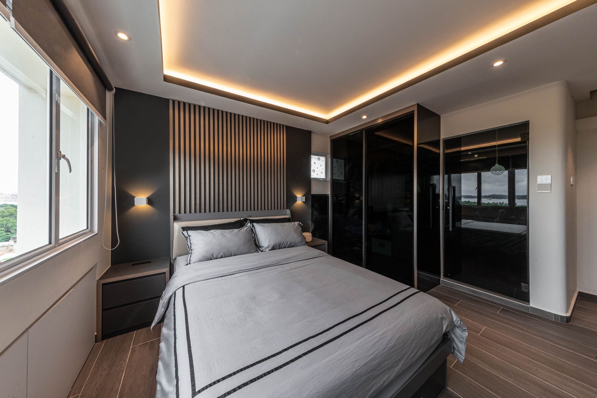 Modern Design - Bedroom - HDB Executive Apartment - Design by Swiss Interior Design Pte Ltd