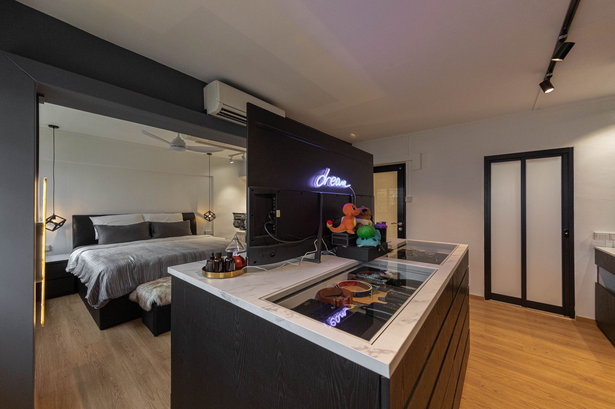 Modern Design - Bedroom - HDB 3 Room - Design by Swiss Interior Design Pte Ltd