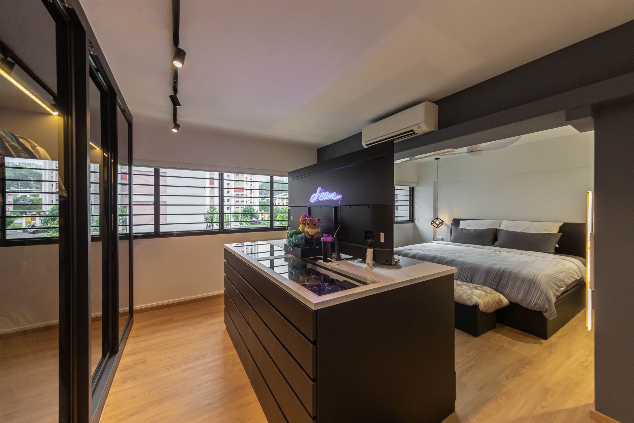 Modern Design - Bedroom - HDB 3 Room - Design by Swiss Interior Design Pte Ltd