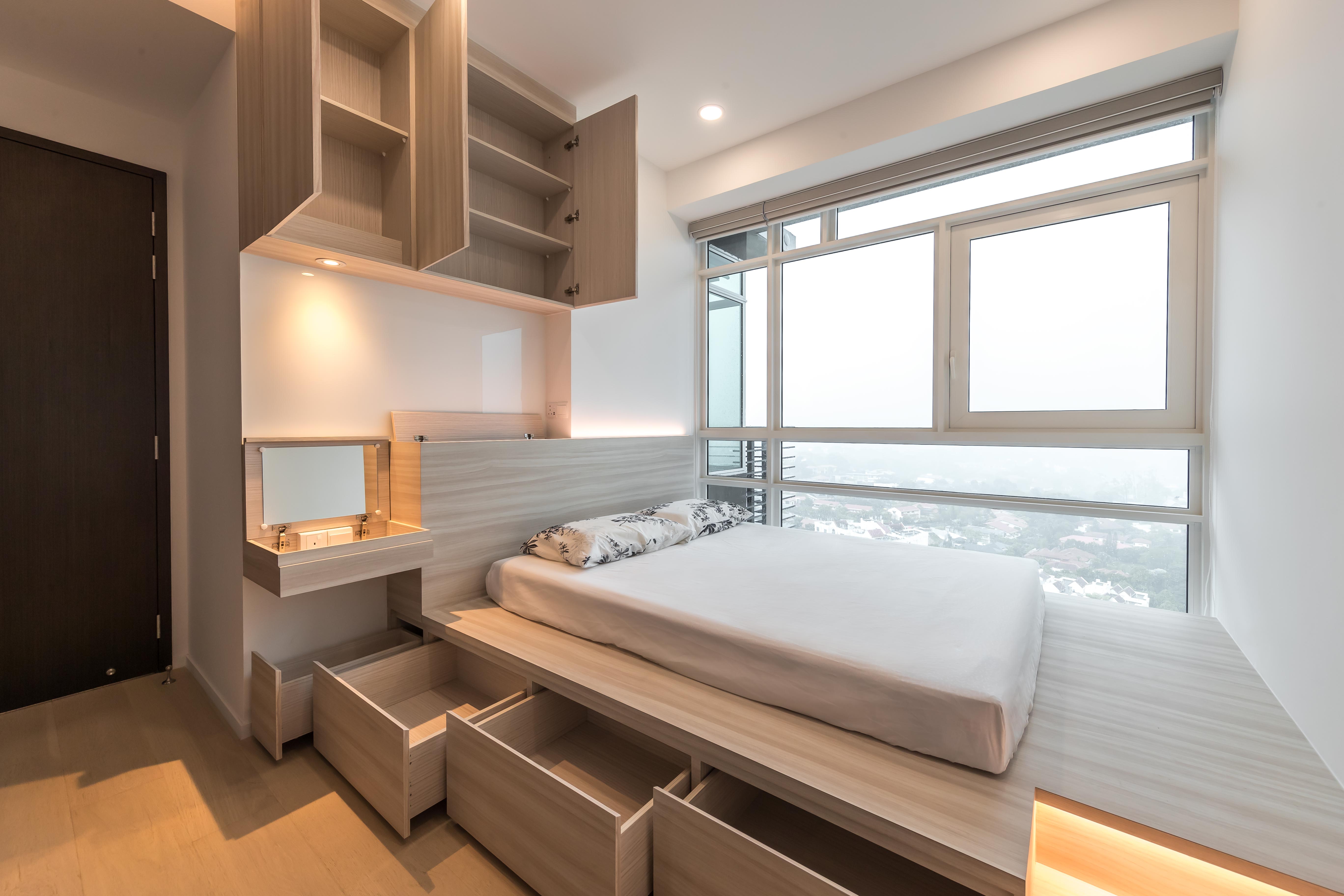 Minimalist Design - Bedroom - Condominium - Design by Swiss Interior Design Pte Ltd