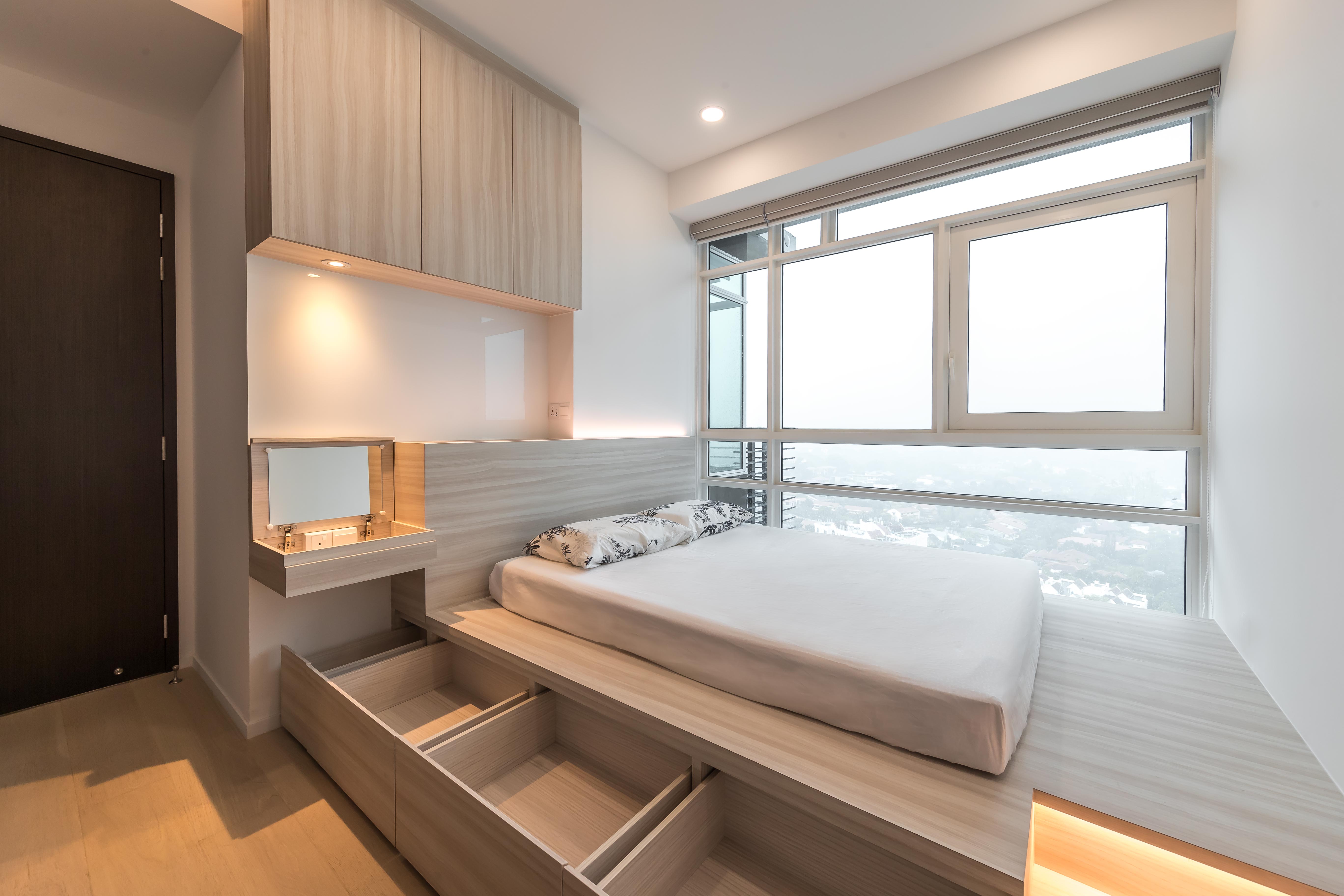 Minimalist Design - Bedroom - Condominium - Design by Swiss Interior Design Pte Ltd