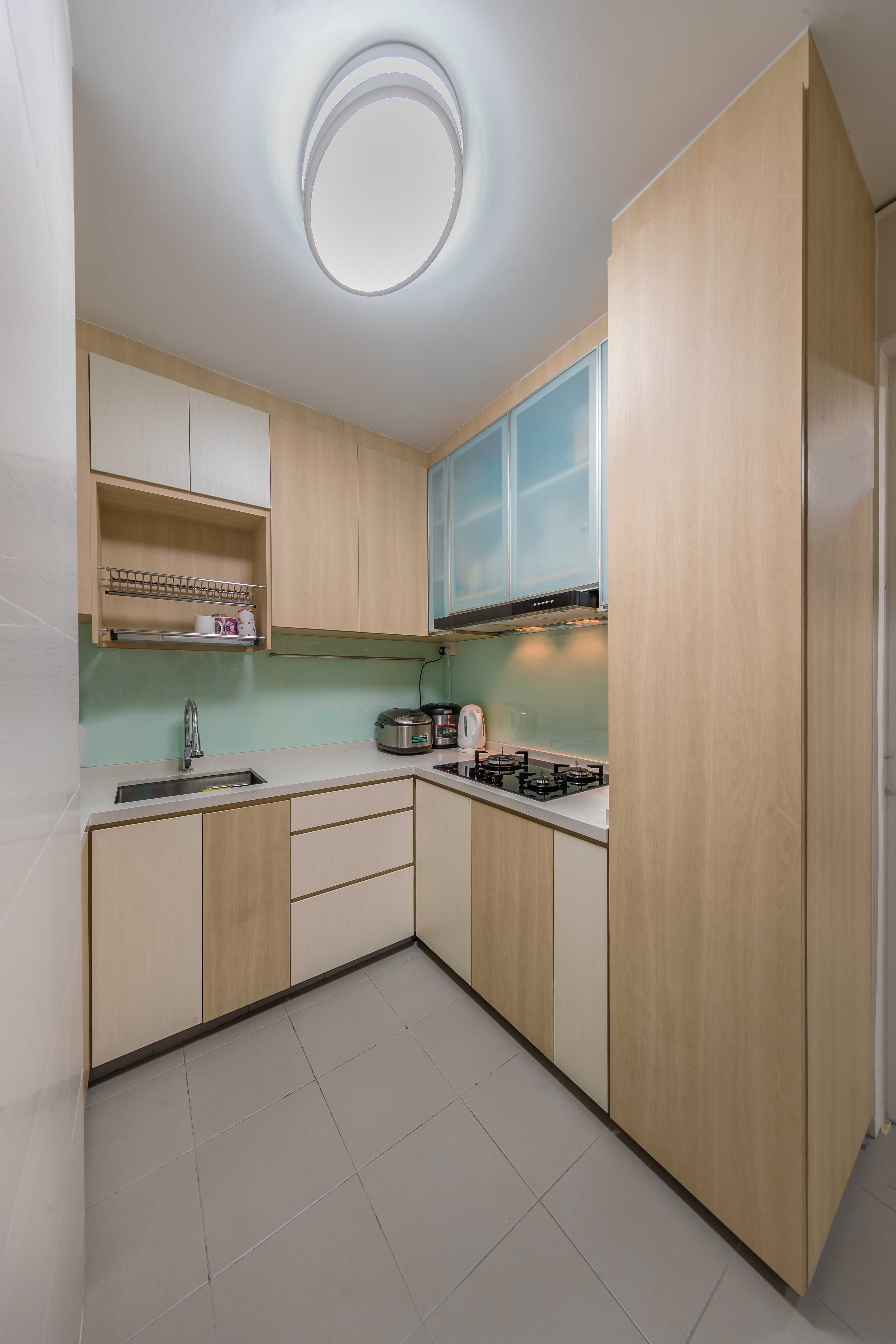 Scandinavian Design - Kitchen - HDB 5 Room - Design by Swiss Interior Design Pte Ltd