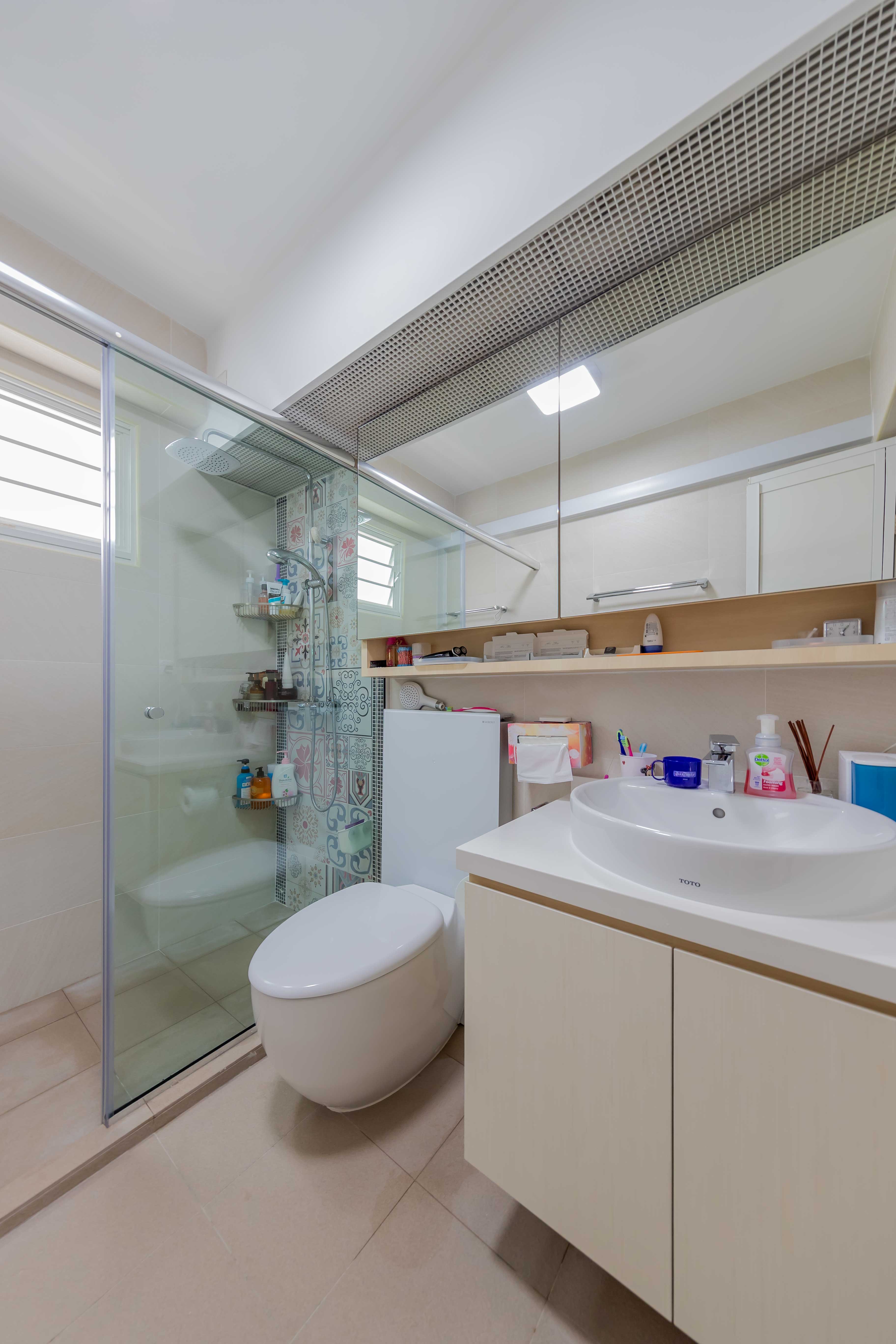 Scandinavian Design - Bathroom - HDB 5 Room - Design by Swiss Interior Design Pte Ltd