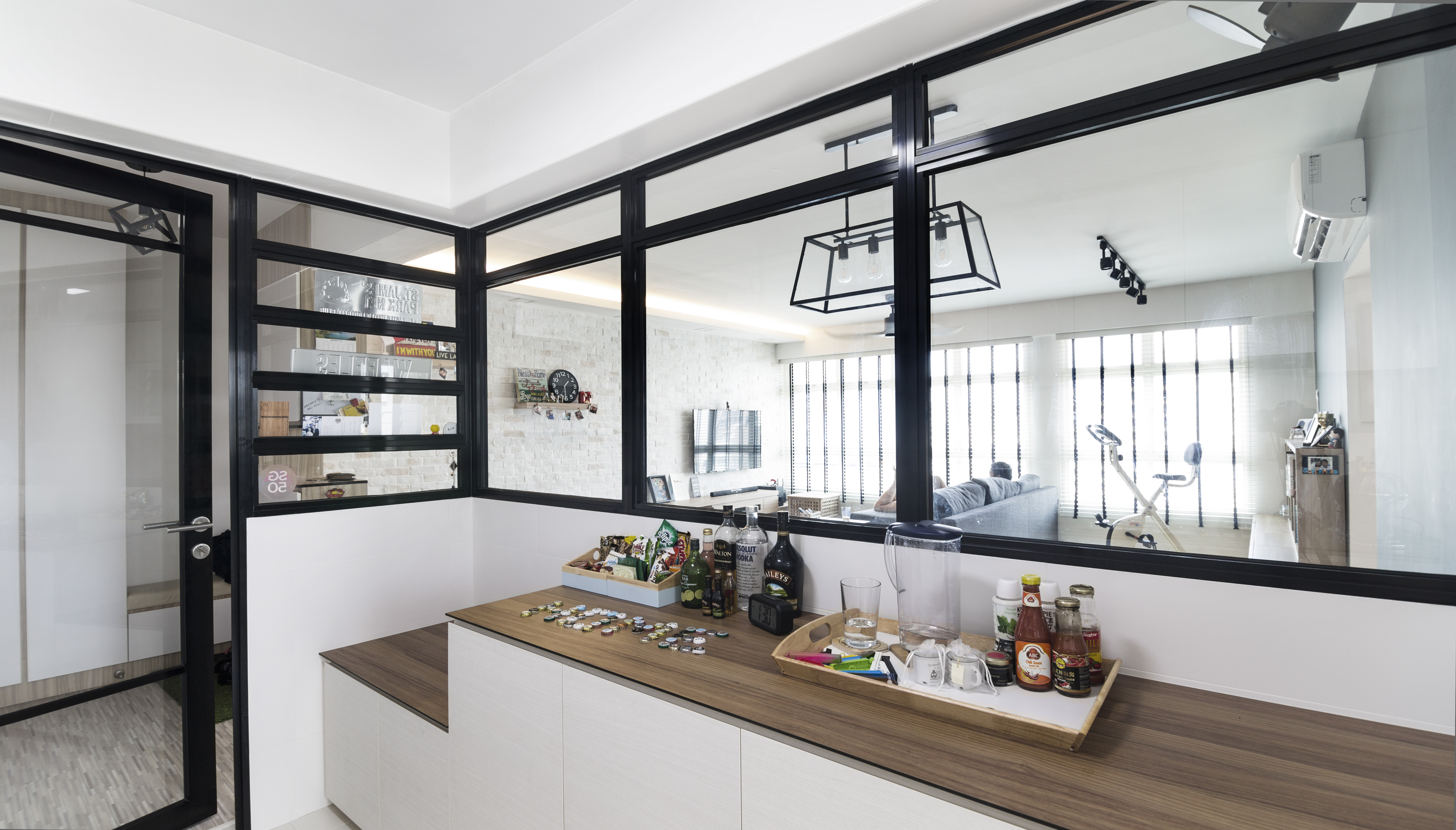 Scandinavian Design - Kitchen - HDB 5 Room - Design by Swiss Interior Design Pte Ltd