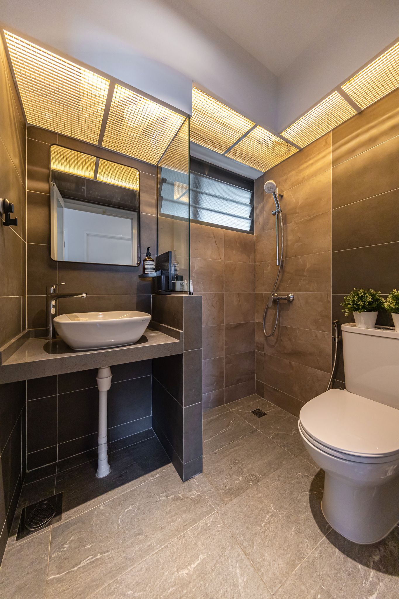 Scandinavian Design - Bathroom - HDB 5 Room - Design by Swiss Interior Design Pte Ltd