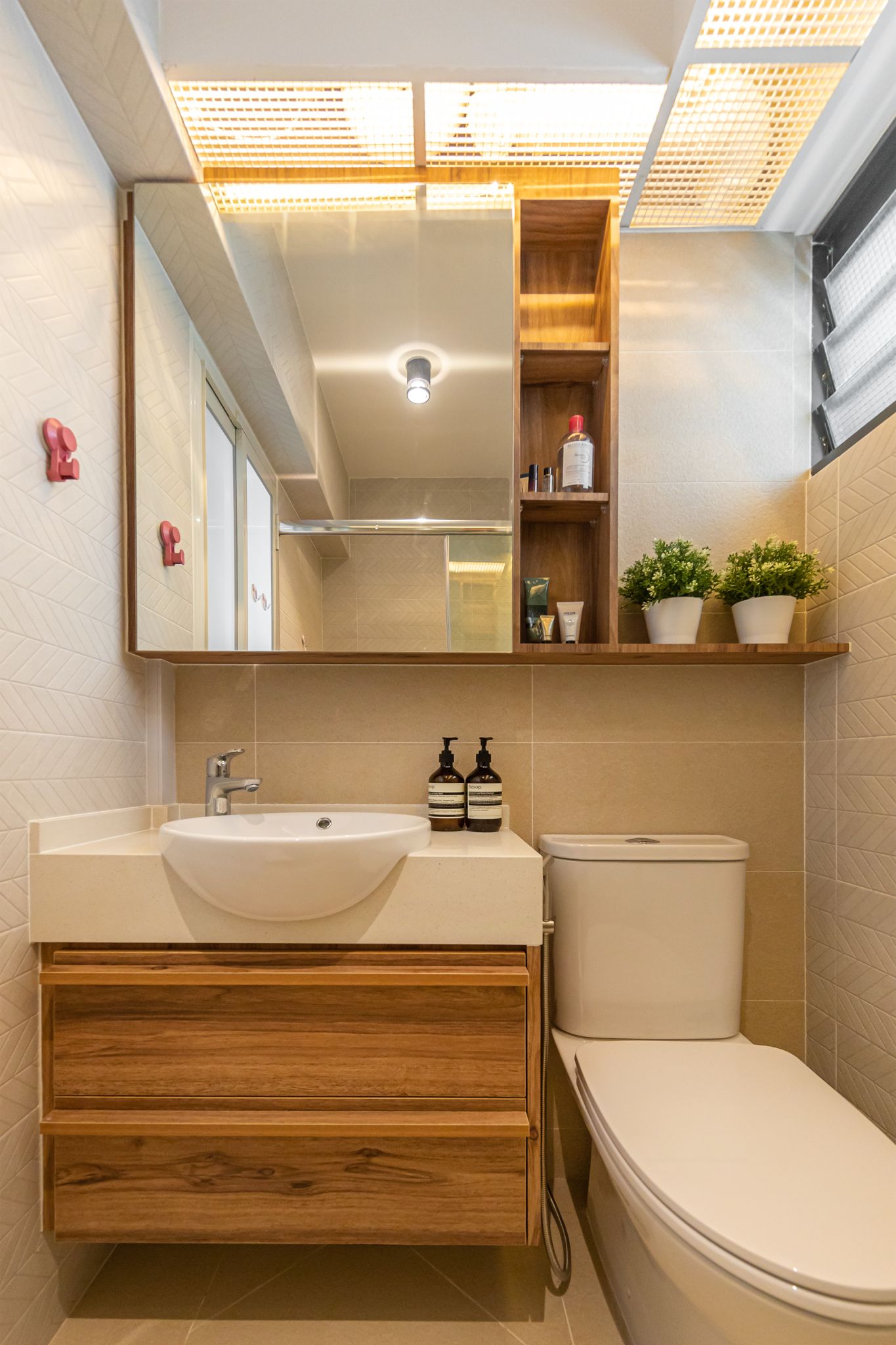 Scandinavian Design - Bathroom - HDB 5 Room - Design by Swiss Interior Design Pte Ltd