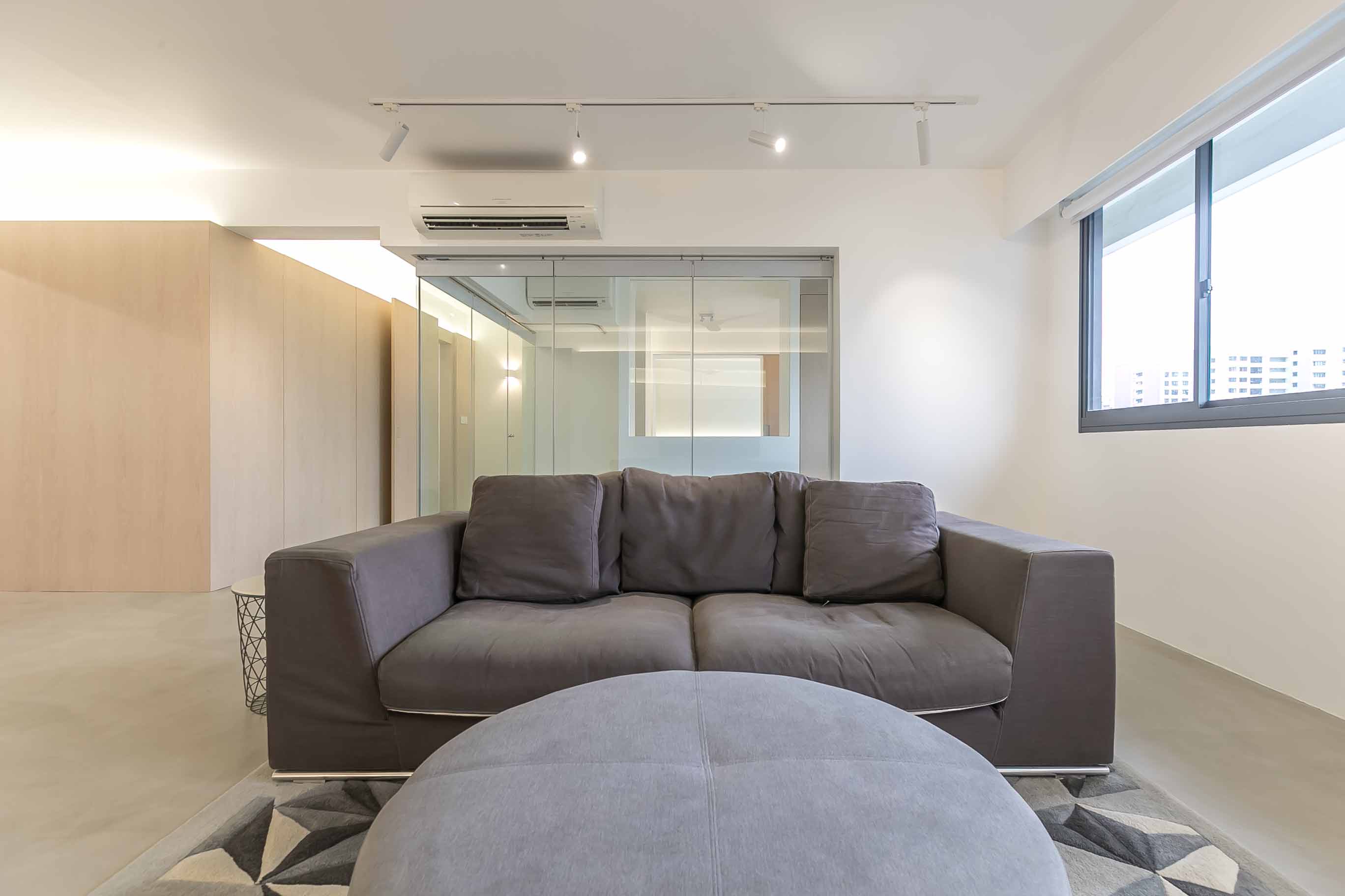 Minimalist Design - Living Room - HDB 5 Room - Design by Swiss Interior Design Pte Ltd