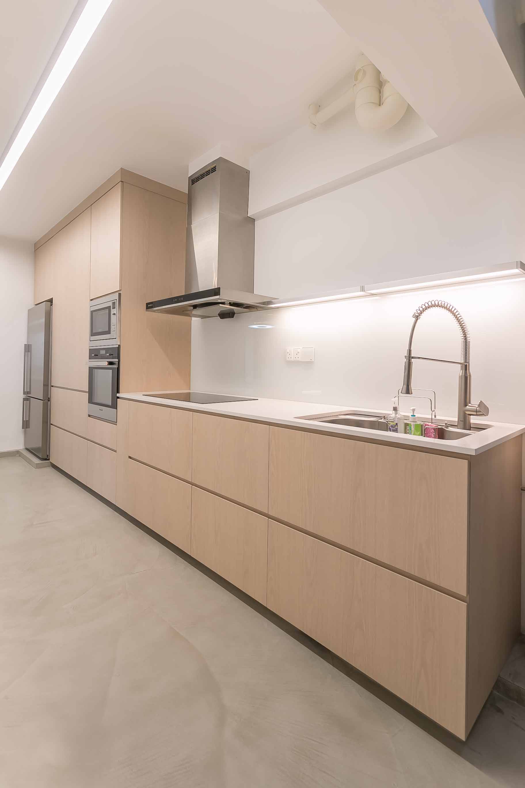 Minimalist Design - Kitchen - HDB 5 Room - Design by Swiss Interior Design Pte Ltd