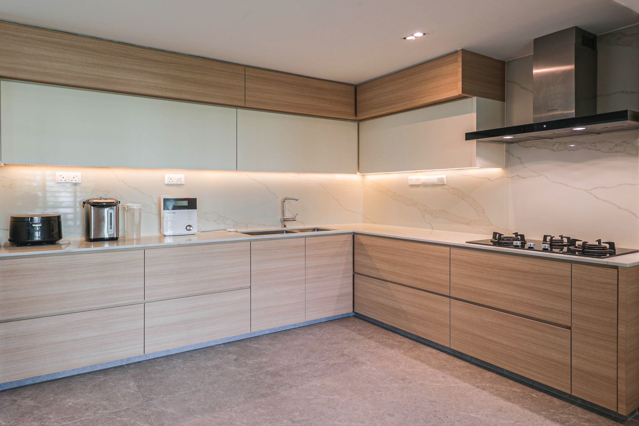 Modern, Scandinavian Design - Kitchen - Condominium - Design by Swiss Interior Design Pte Ltd