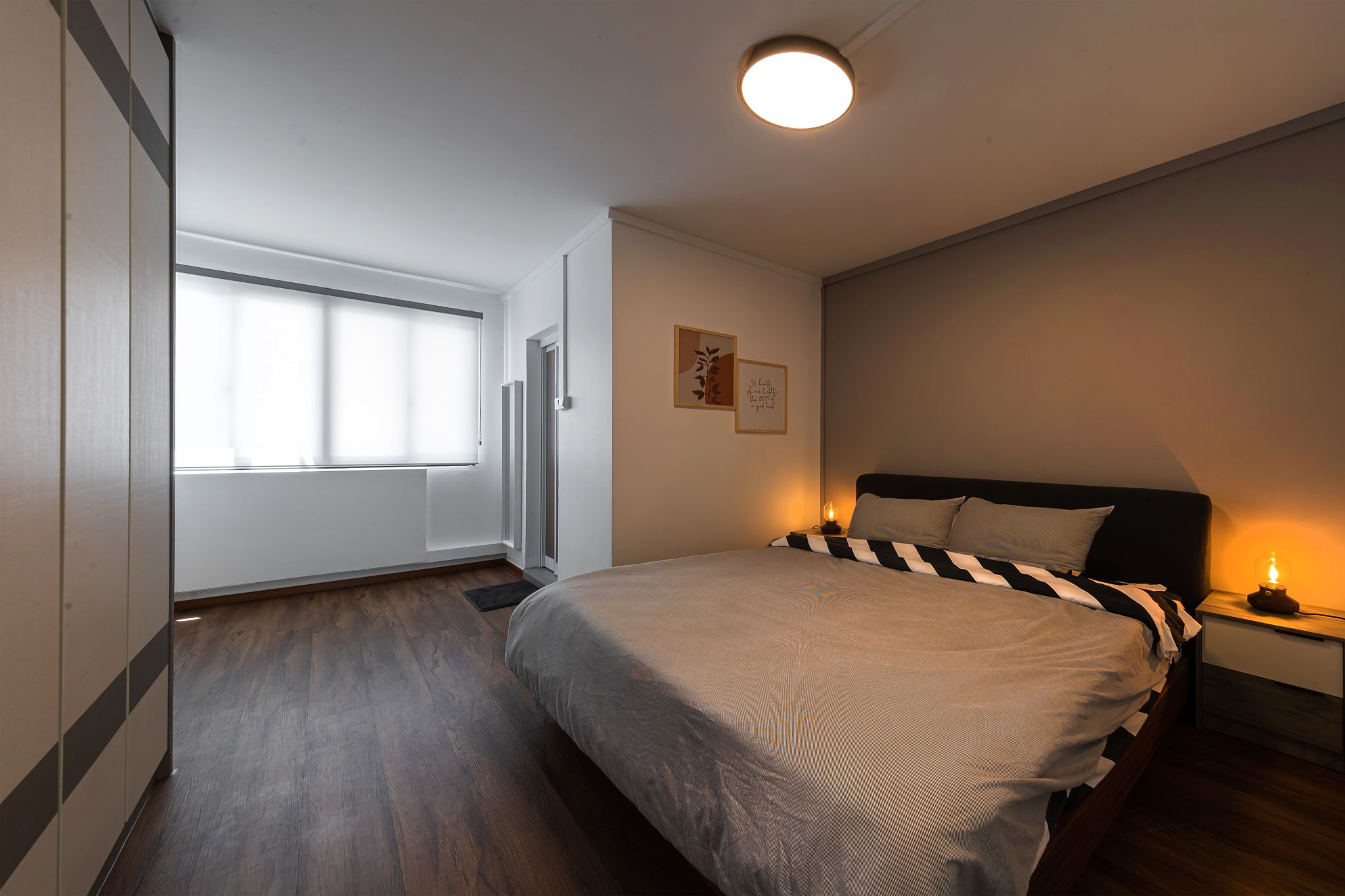 Modern, Retro, Scandinavian Design - Bedroom - HDB 4 Room - Design by Swiss Interior Design Pte Ltd