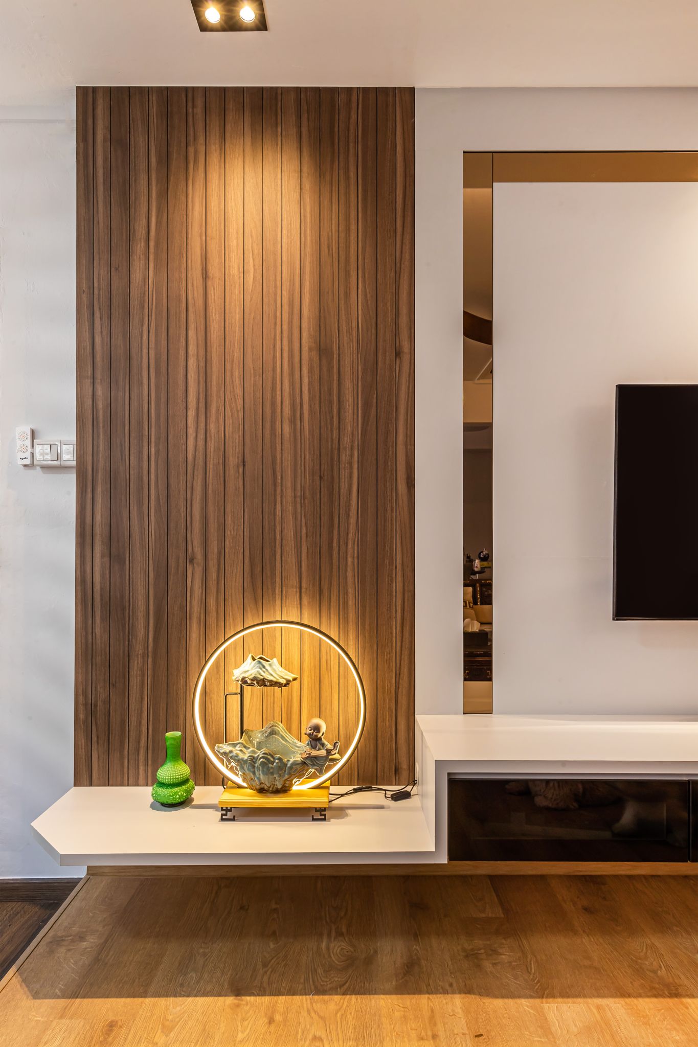 Scandinavian, Vintage Design - Living Room - HDB Executive Apartment - Design by Swiss Interior Design Pte Ltd