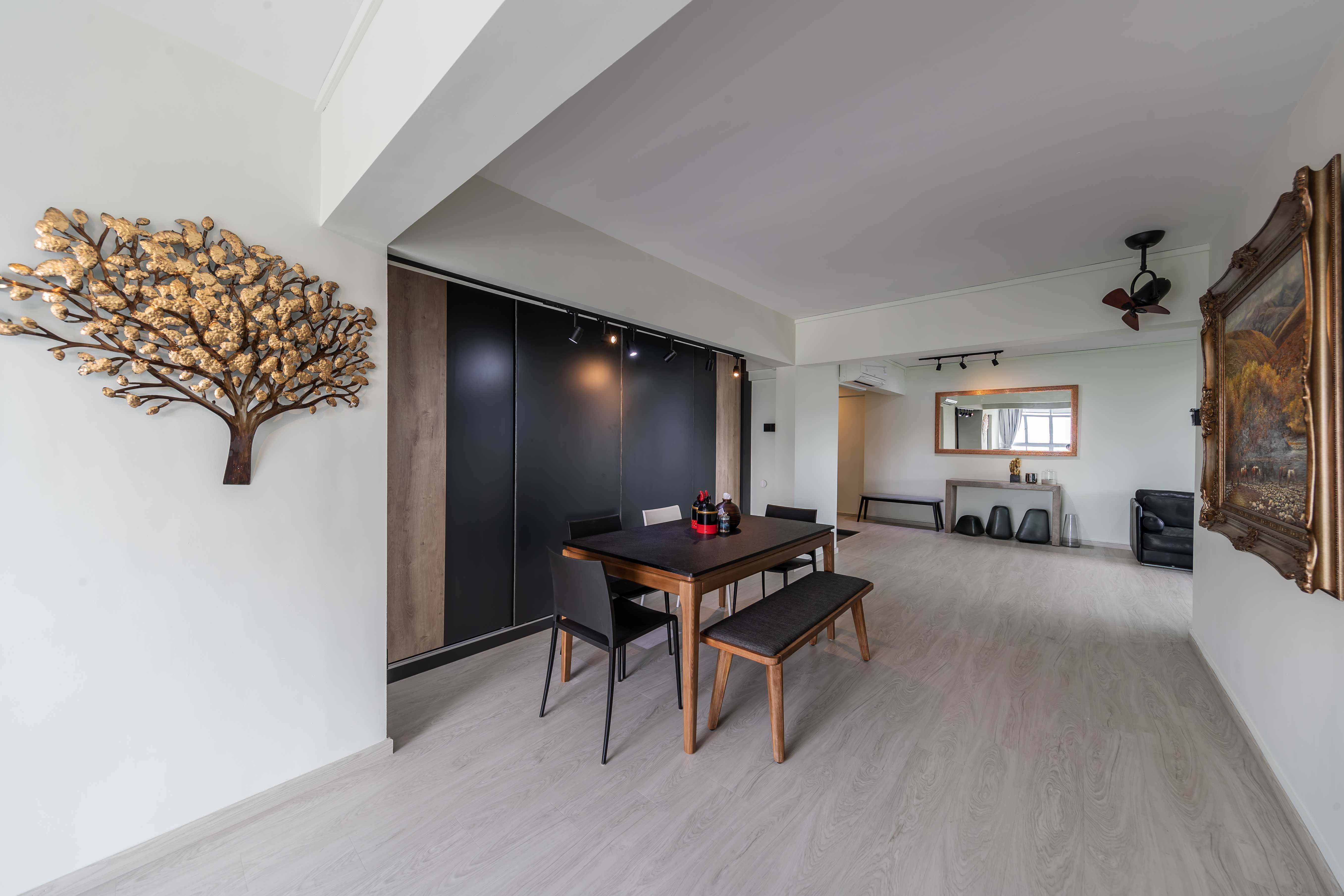 Contemporary, Scandinavian Design - Dining Room - HDB 5 Room - Design by Swiss Interior Design Pte Ltd
