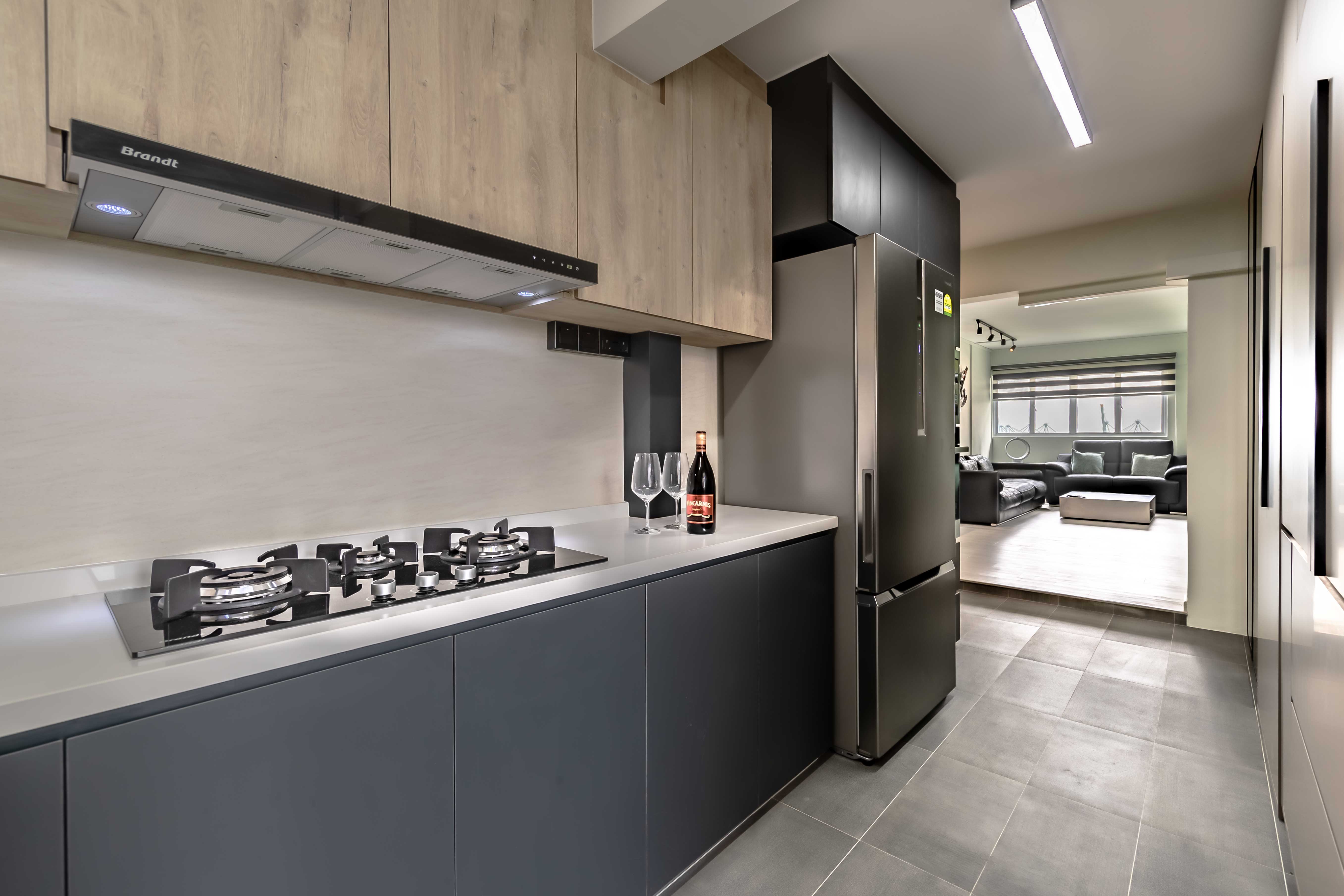 Contemporary, Scandinavian Design - Kitchen - HDB 5 Room - Design by Swiss Interior Design Pte Ltd