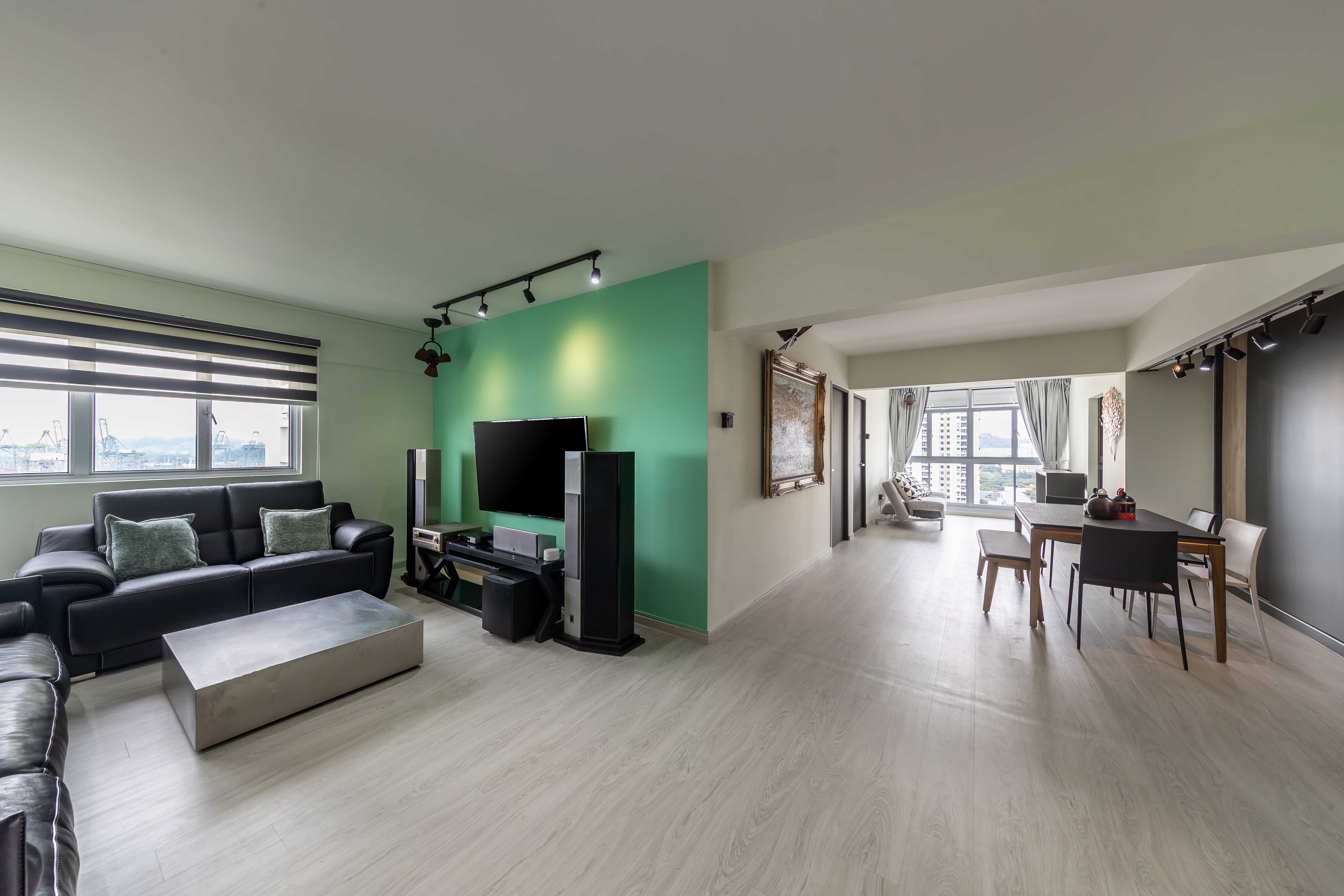 Contemporary, Scandinavian Design - Living Room - HDB 5 Room - Design by Swiss Interior Design Pte Ltd