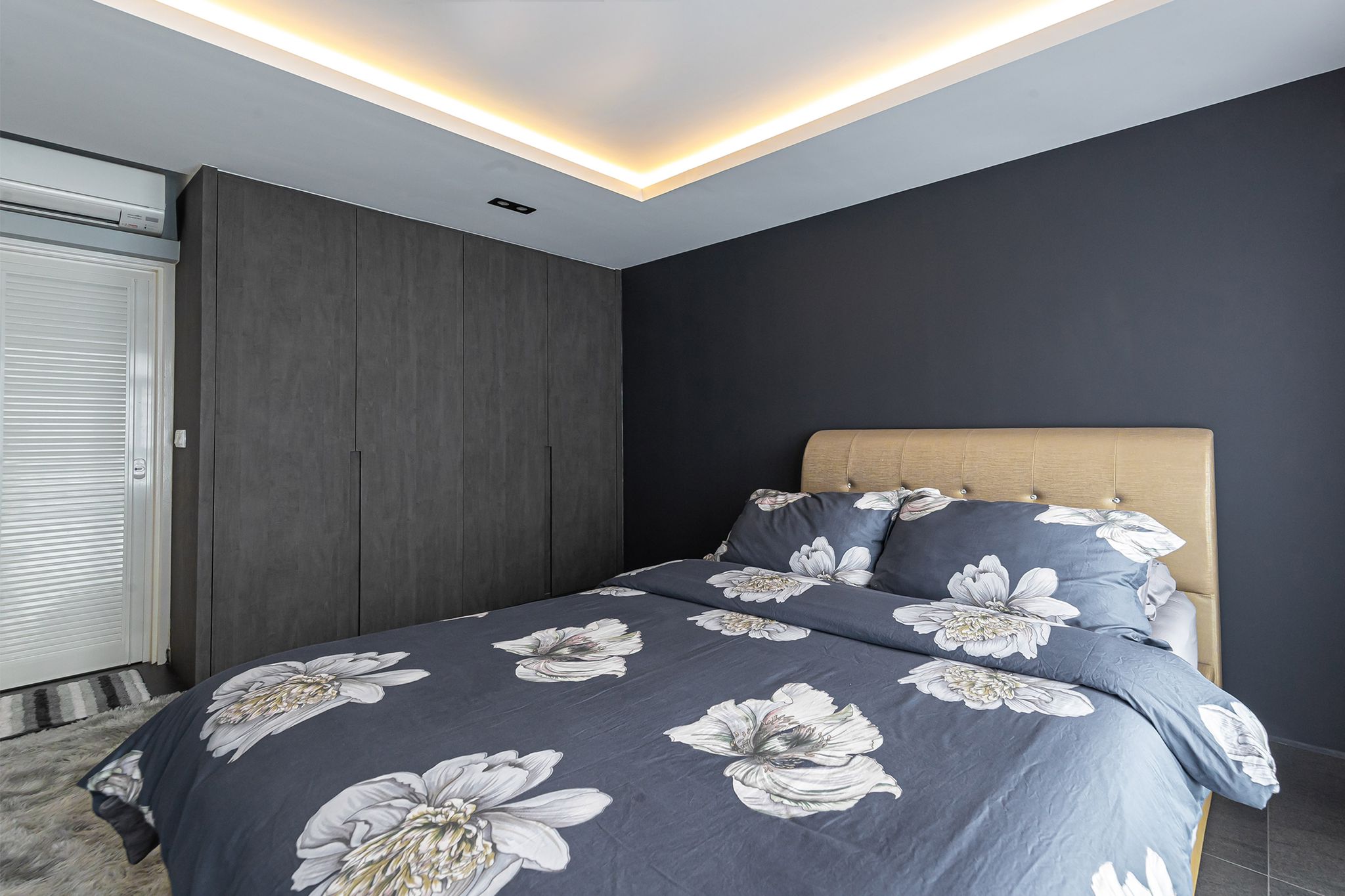 Eclectic Design - Bedroom - HDB 4 Room - Design by Swiss Interior Design Pte Ltd