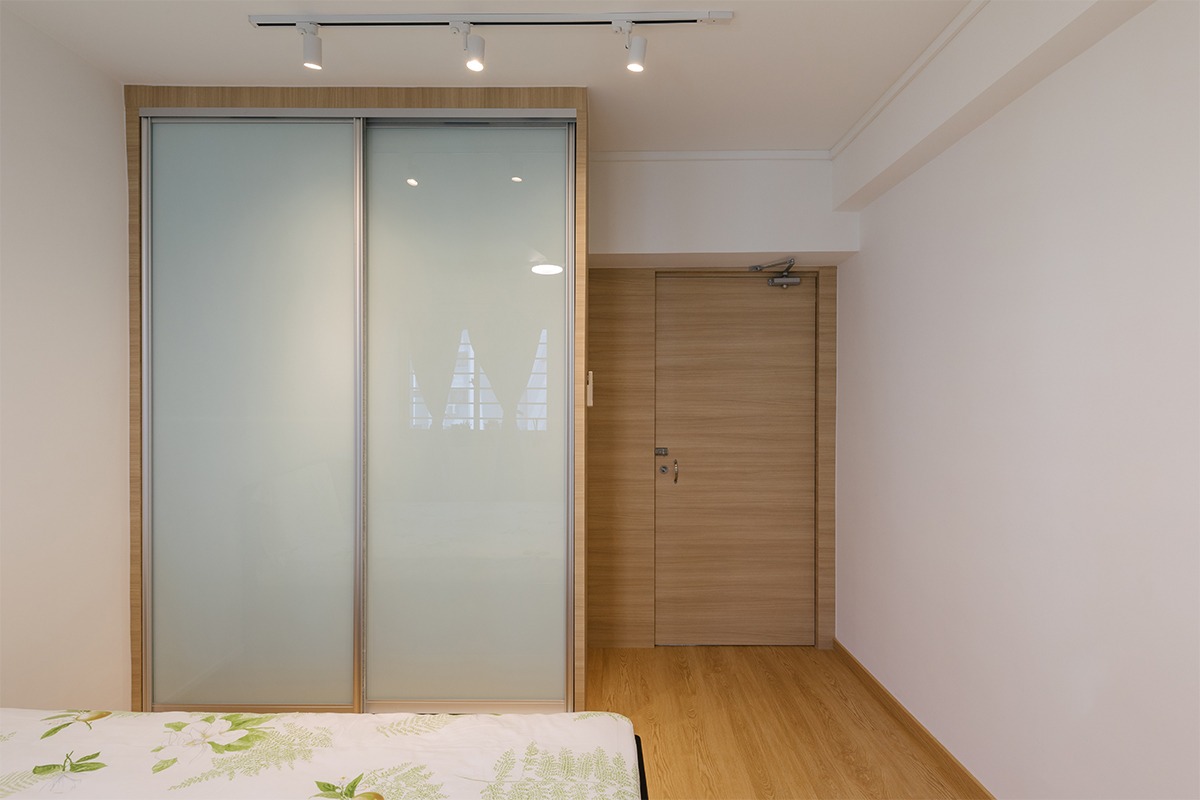 Retro Design - Bedroom - HDB 4 Room - Design by Swiss Interior Design Pte Ltd