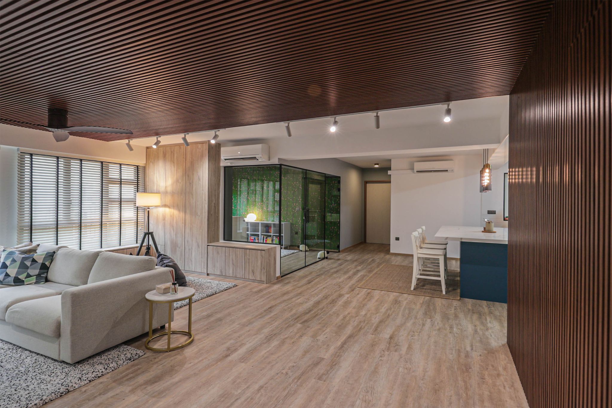  Design - Living Room - HDB 5 Room - Design by Swiss Interior Design Pte Ltd