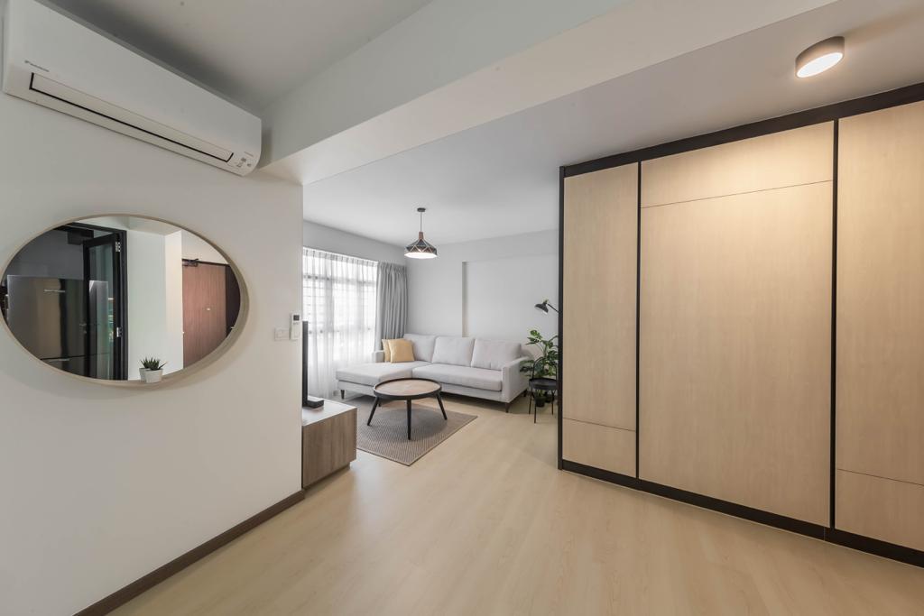 Modern, Scandinavian Design - Living Room - HDB 4 Room - Design by Swiss Interior Design Pte Ltd