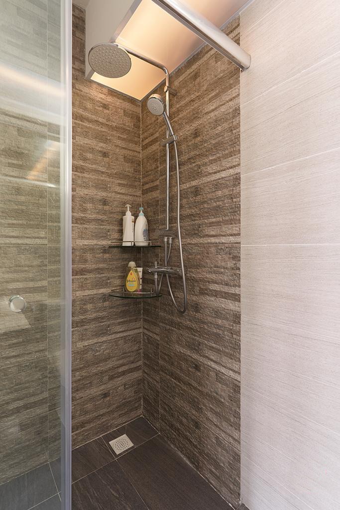 Industrial, Modern Design - Bathroom - HDB 4 Room - Design by Swiss Interior Design Pte Ltd