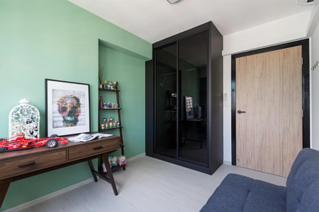 Contemporary Design - Bedroom - HDB 4 Room - Design by Swiss Interior Design Pte Ltd