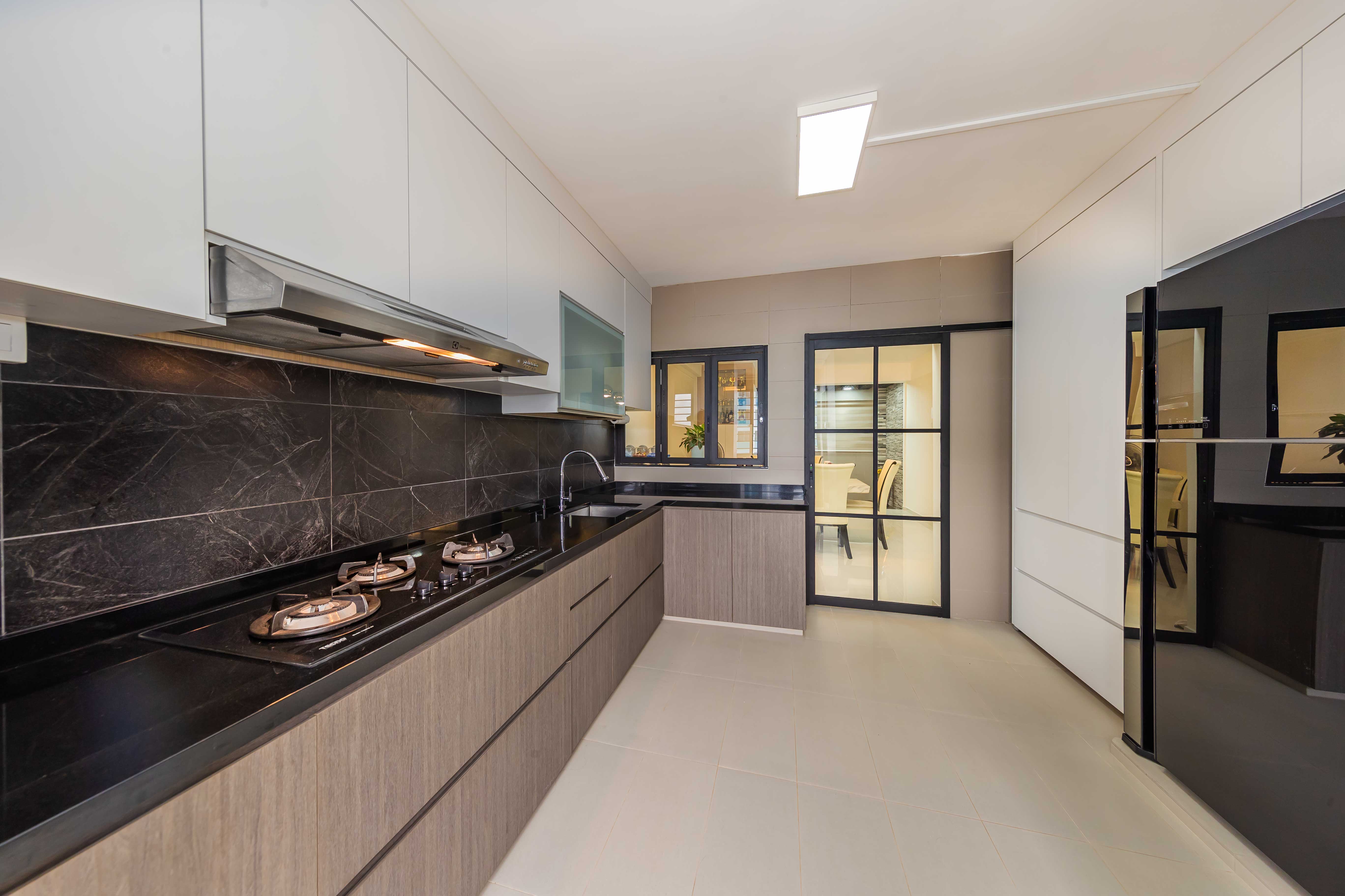 Modern, Scandinavian Design - Kitchen - HDB 5 Room - Design by Swiss Interior Design Pte Ltd