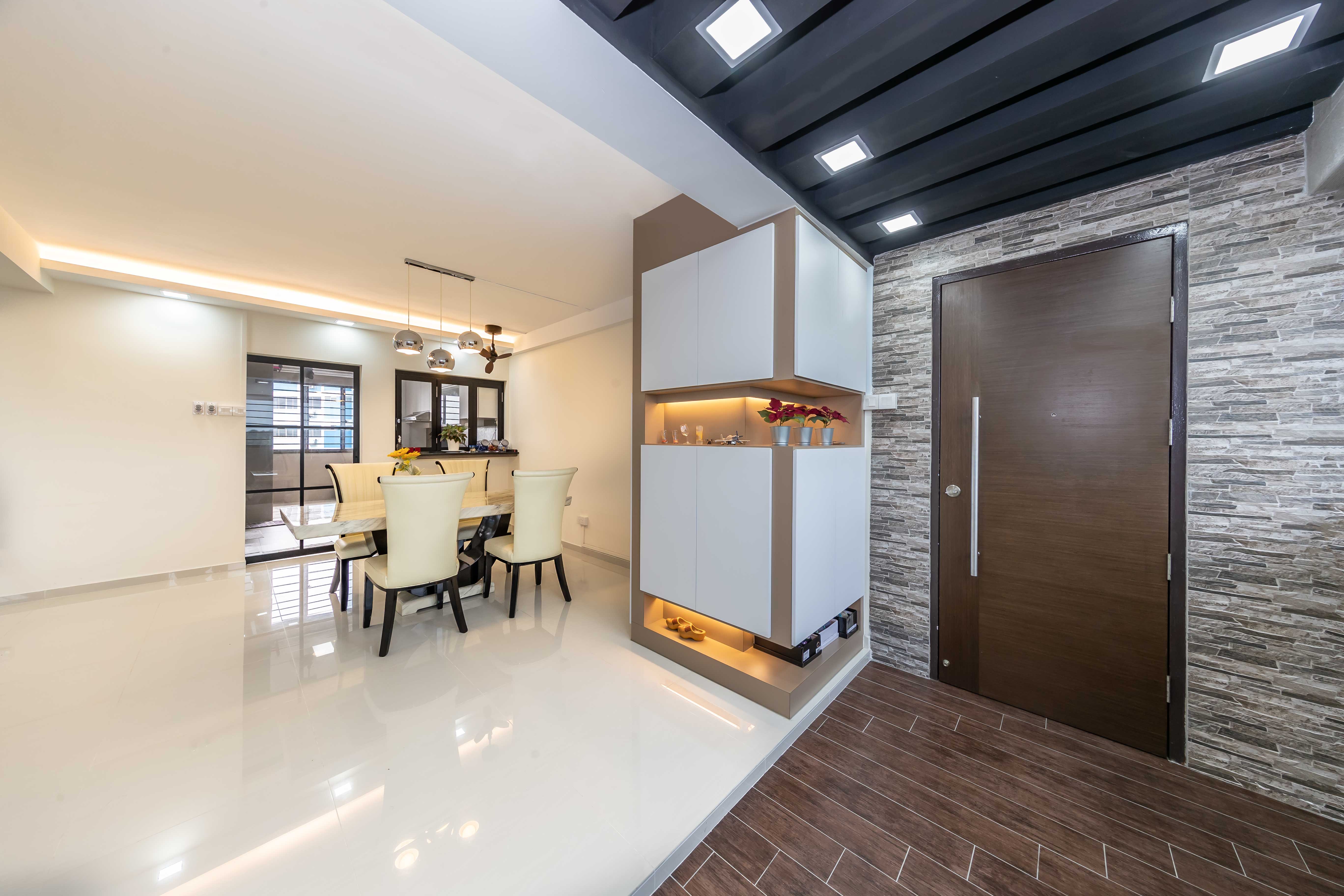 Modern, Scandinavian Design - Kitchen - HDB 5 Room - Design by Swiss Interior Design Pte Ltd