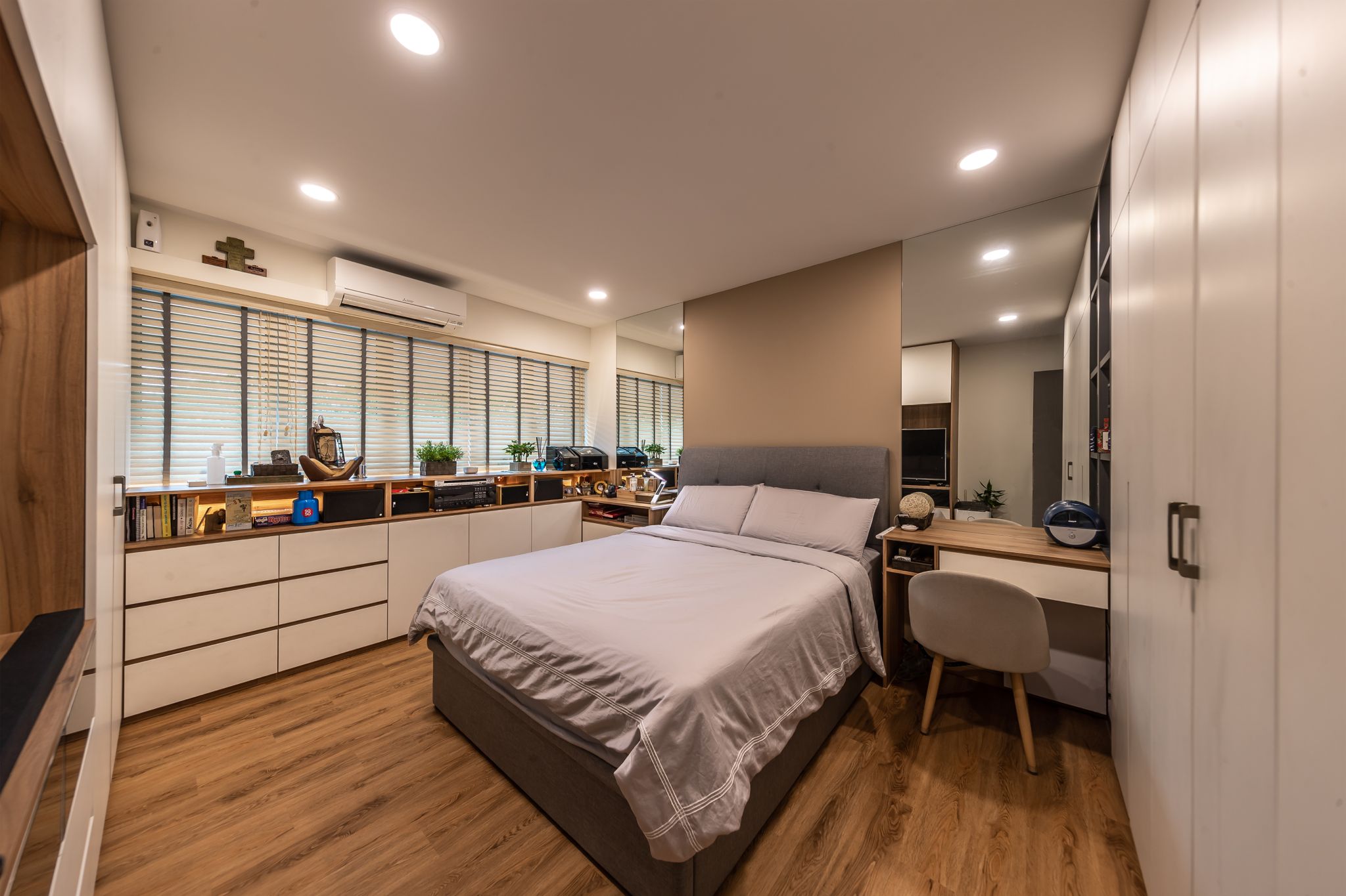 Modern, Scandinavian Design - Bedroom - HDB Executive Apartment - Design by Swiss Interior Design Pte Ltd