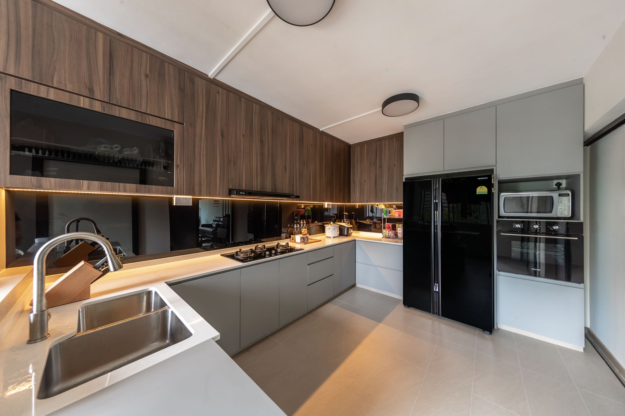 Modern, Scandinavian Design - Kitchen - HDB Executive Apartment - Design by Swiss Interior Design Pte Ltd