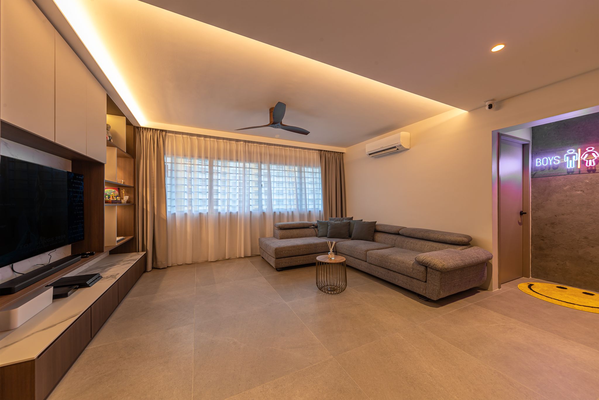 Modern, Scandinavian Design - Living Room - HDB 5 Room - Design by Swiss Interior Design Pte Ltd