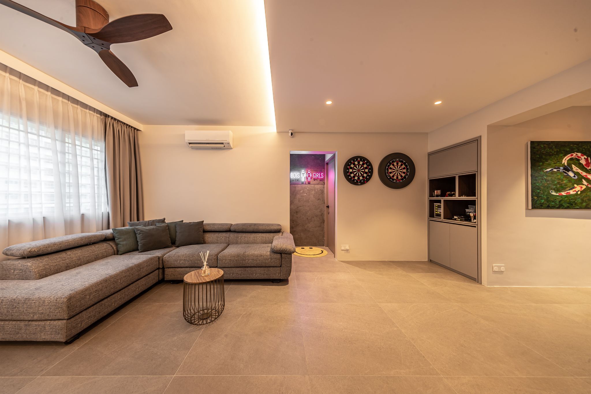 Modern, Scandinavian Design - Living Room - HDB 5 Room - Design by Swiss Interior Design Pte Ltd