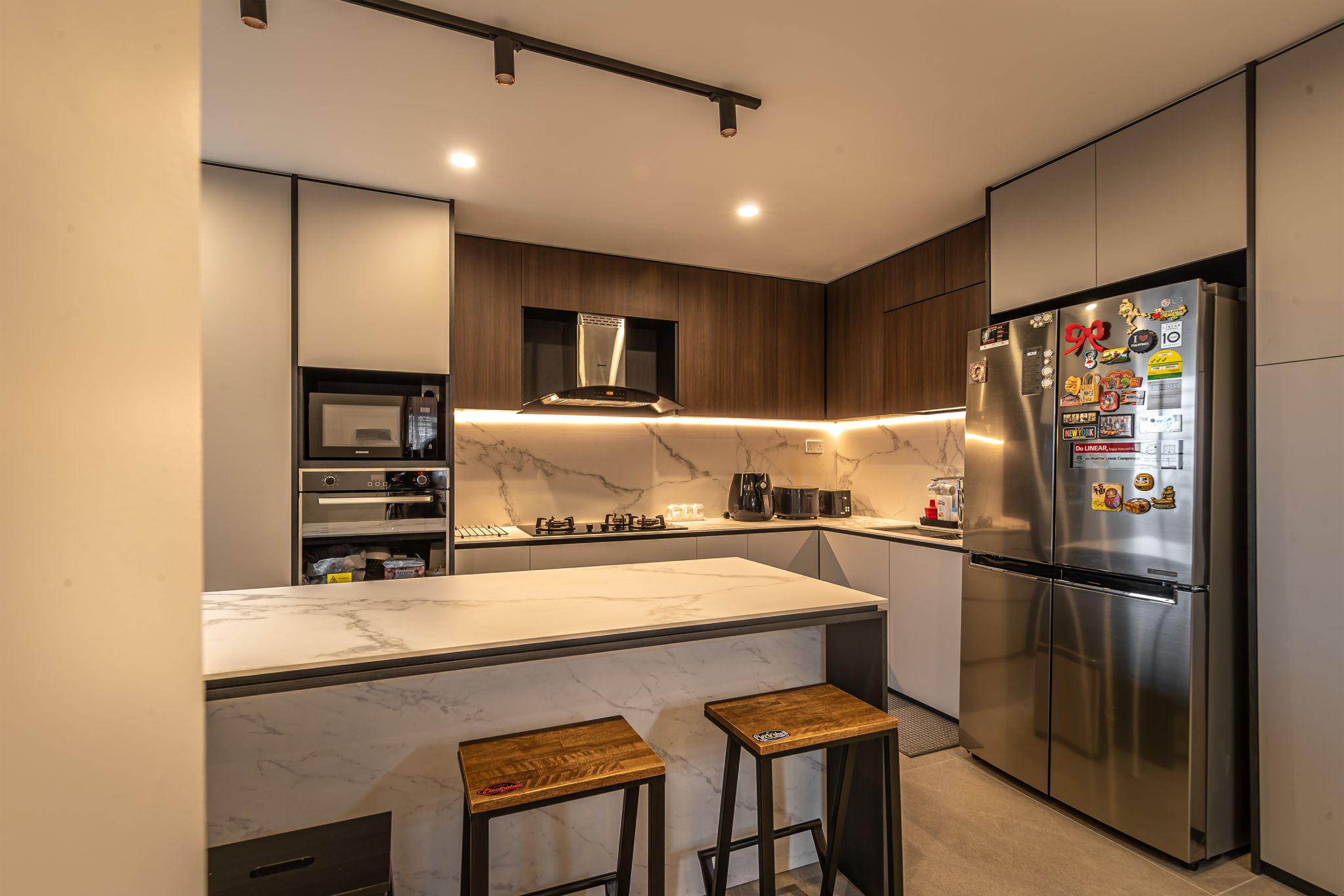 Modern, Scandinavian Design - Kitchen - HDB 5 Room - Design by Swiss Interior Design Pte Ltd