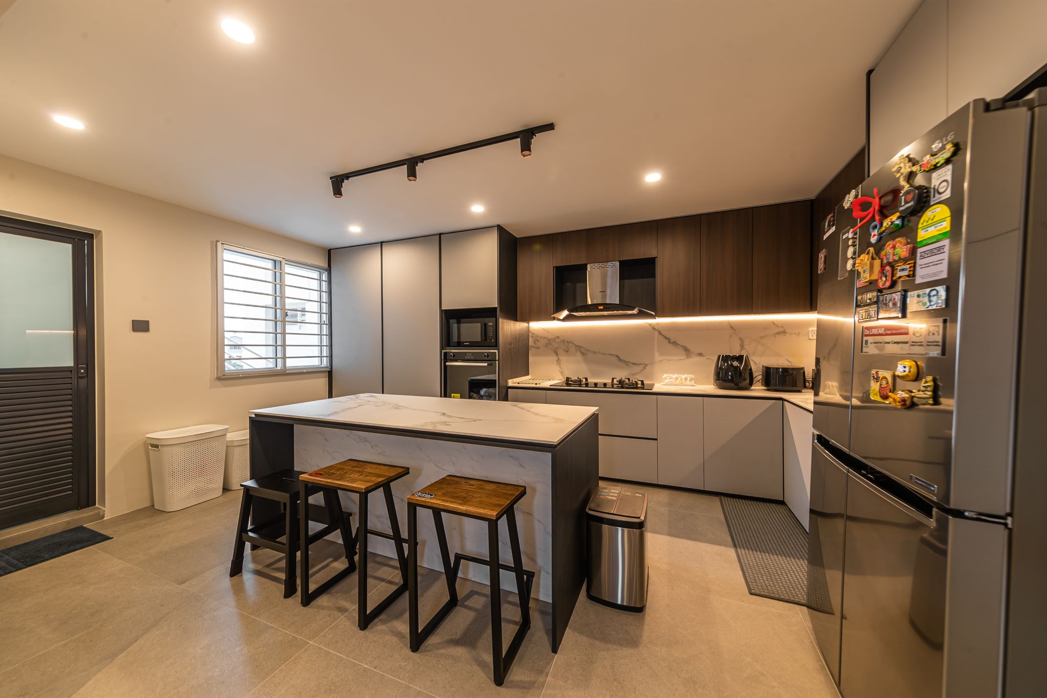 Modern, Scandinavian Design - Kitchen - HDB 5 Room - Design by Swiss Interior Design Pte Ltd