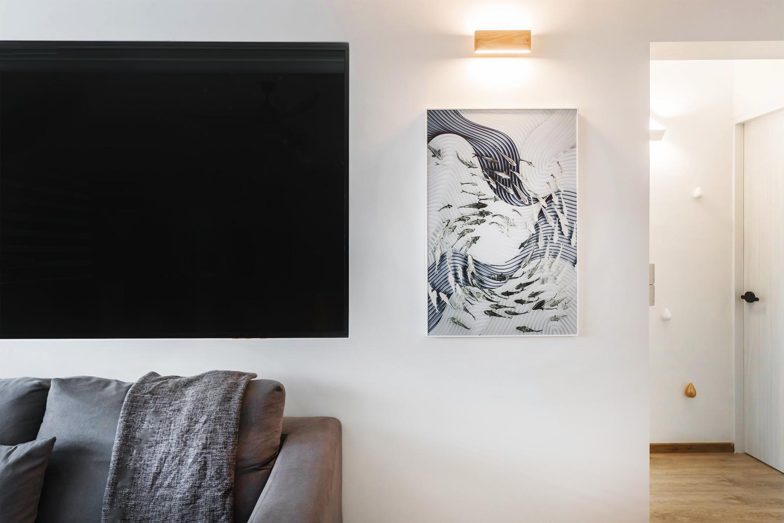 Contemporary, Modern Design - Living Room - HDB 4 Room - Design by Swiss Interior Design Pte Ltd