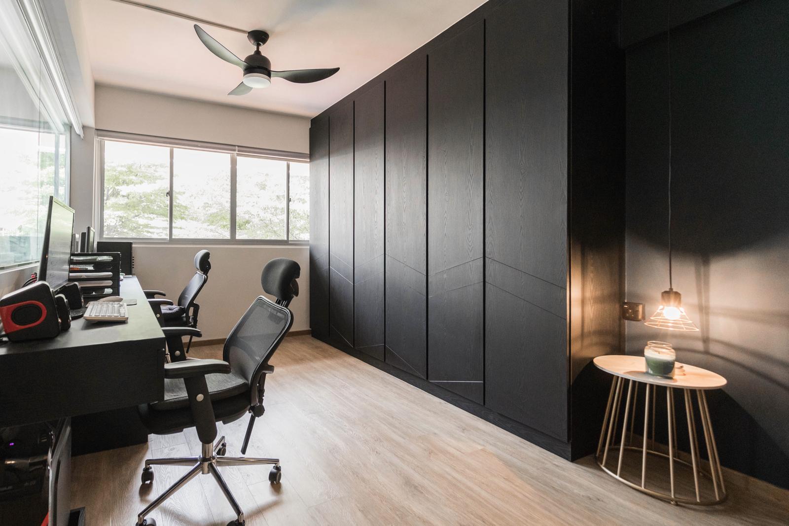 Contemporary, Modern Design - Study Room - HDB 4 Room - Design by Swiss Interior Design Pte Ltd