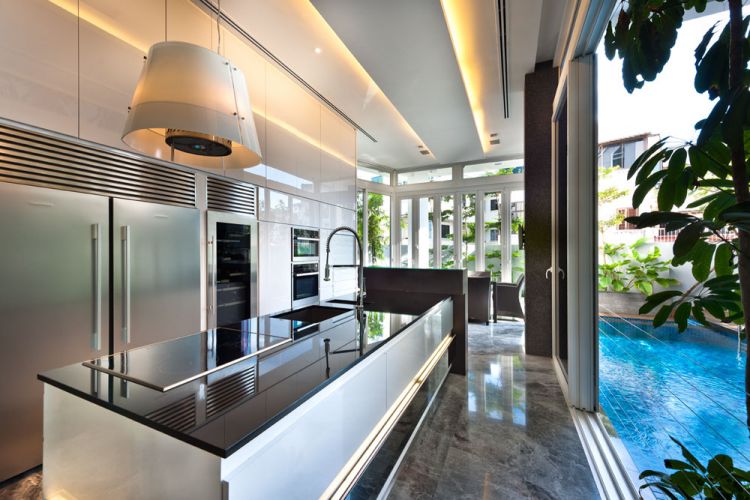 Contemporary, Modern Design - Kitchen - Landed House - Design by Taims Interior Pte Ltd