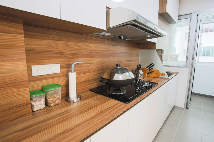 Minimalist, Modern, Scandinavian Design - Kitchen - HDB Executive Apartment - Design by ted iD Pte Ltd