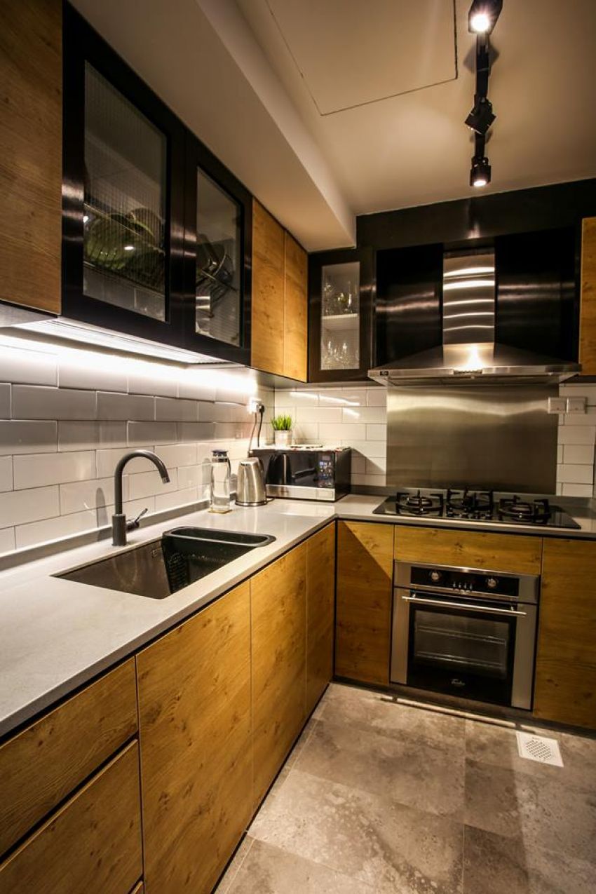 Industrial, Scandinavian Design - Kitchen - Condominium - Design by ted iD Pte Ltd