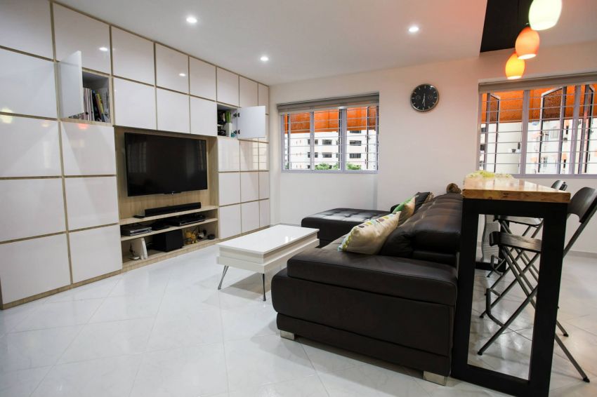 Contemporary Design - Living Room - HDB 3 Room - Design by ted iD Pte Ltd
