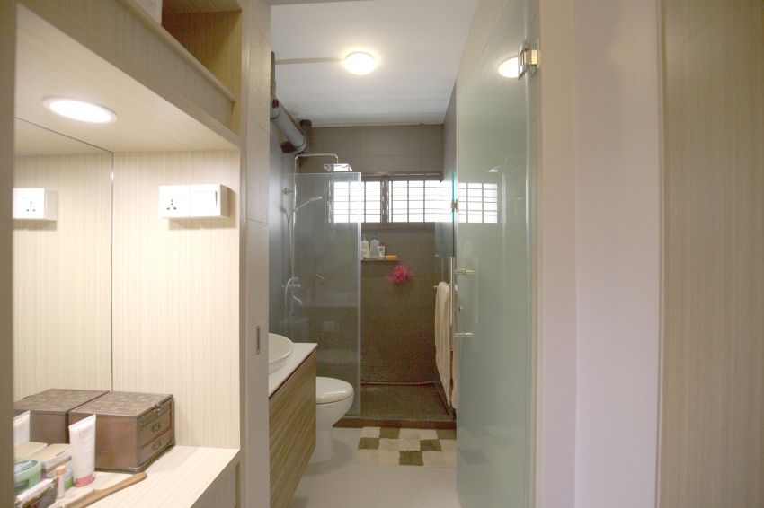 Minimalist Design - Bathroom - HDB Executive Apartment - Design by ted iD Pte Ltd