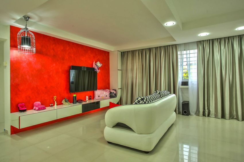 Contemporary Design - Living Room - HDB 3 Room - Design by ted iD Pte Ltd