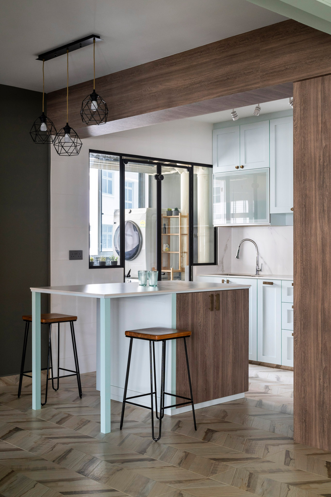 Modern, Rustic, Scandinavian Design - Dining Room - HDB 4 Room - Design by The Alchemists Design