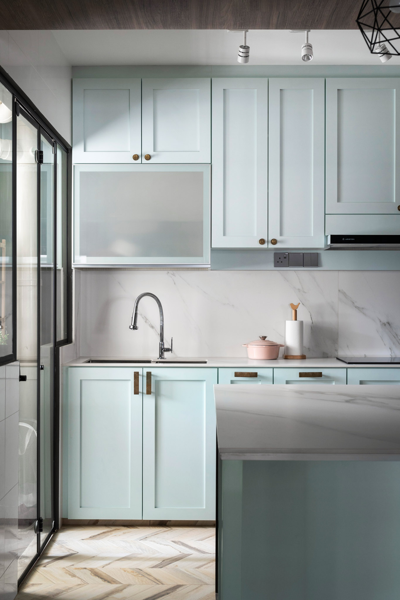 Modern, Rustic, Scandinavian Design - Kitchen - HDB 4 Room - Design by The Alchemists Design