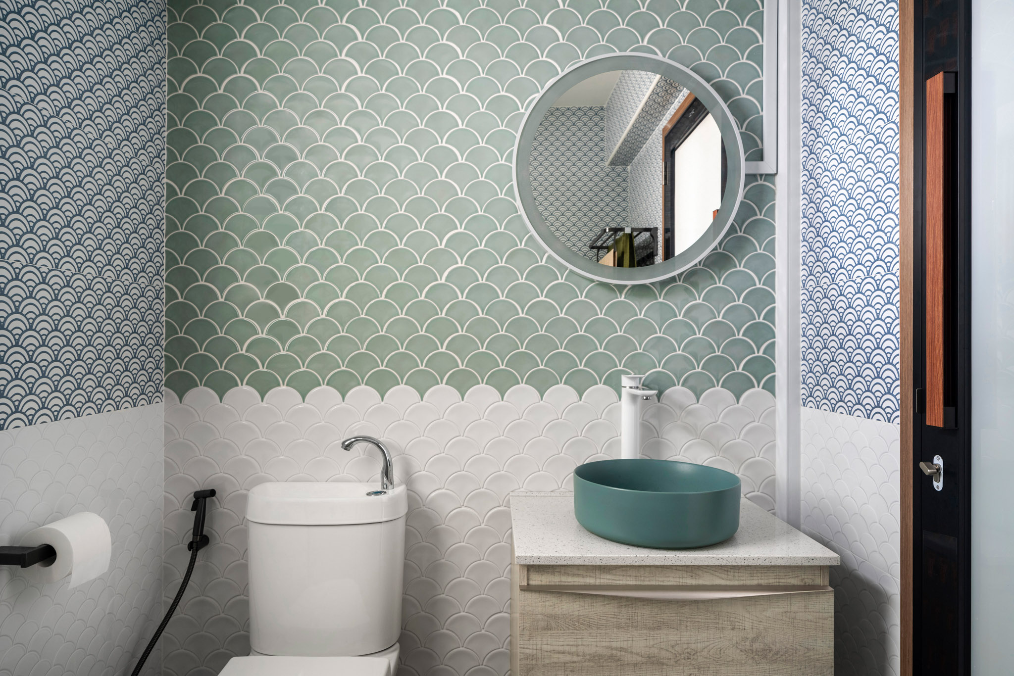 Modern, Rustic, Scandinavian Design - Bathroom - HDB 4 Room - Design by The Alchemists Design