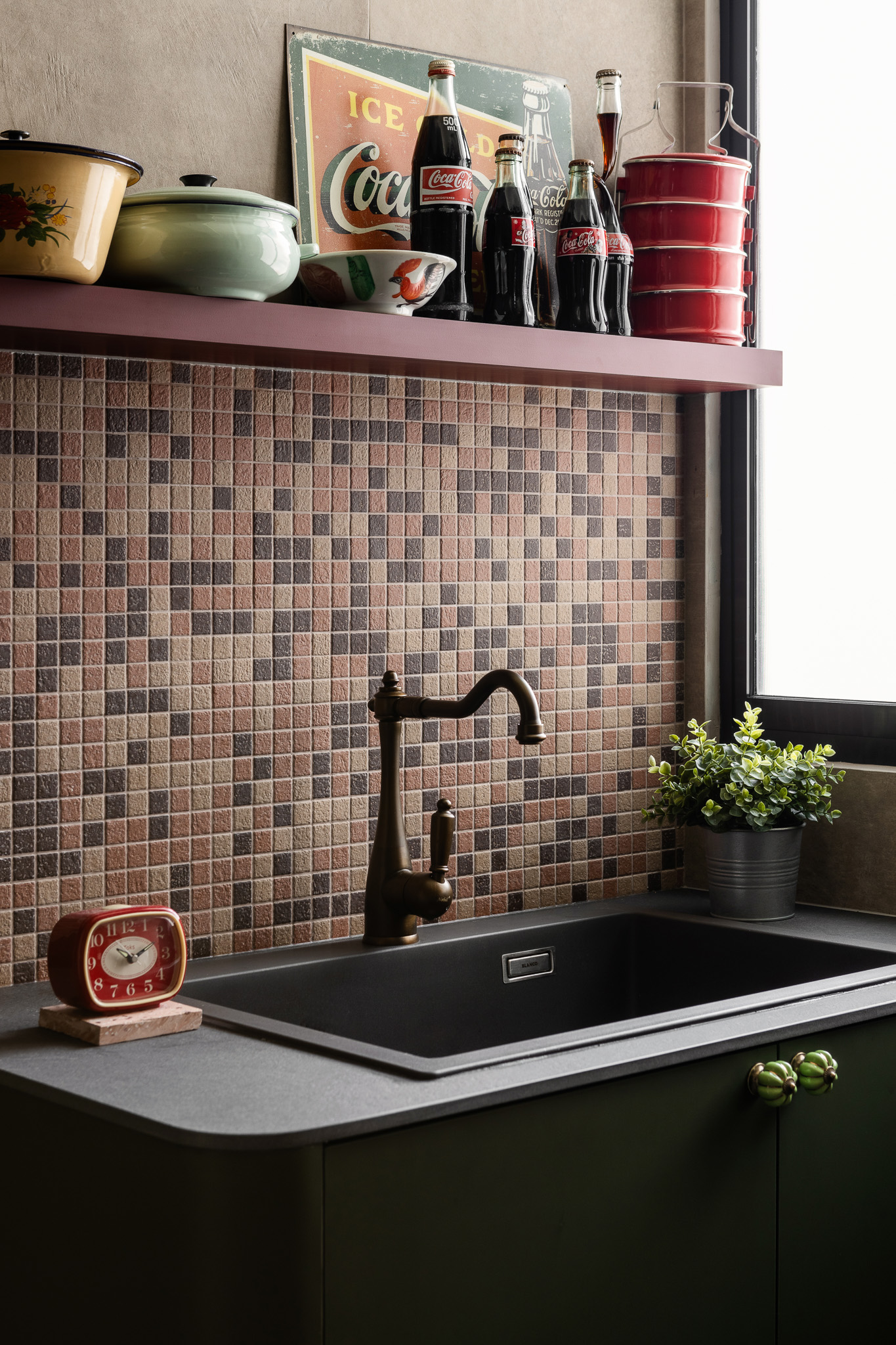 Eclectic, Retro, Vintage Design - Kitchen - HDB 3 Room - Design by The Alchemists Design