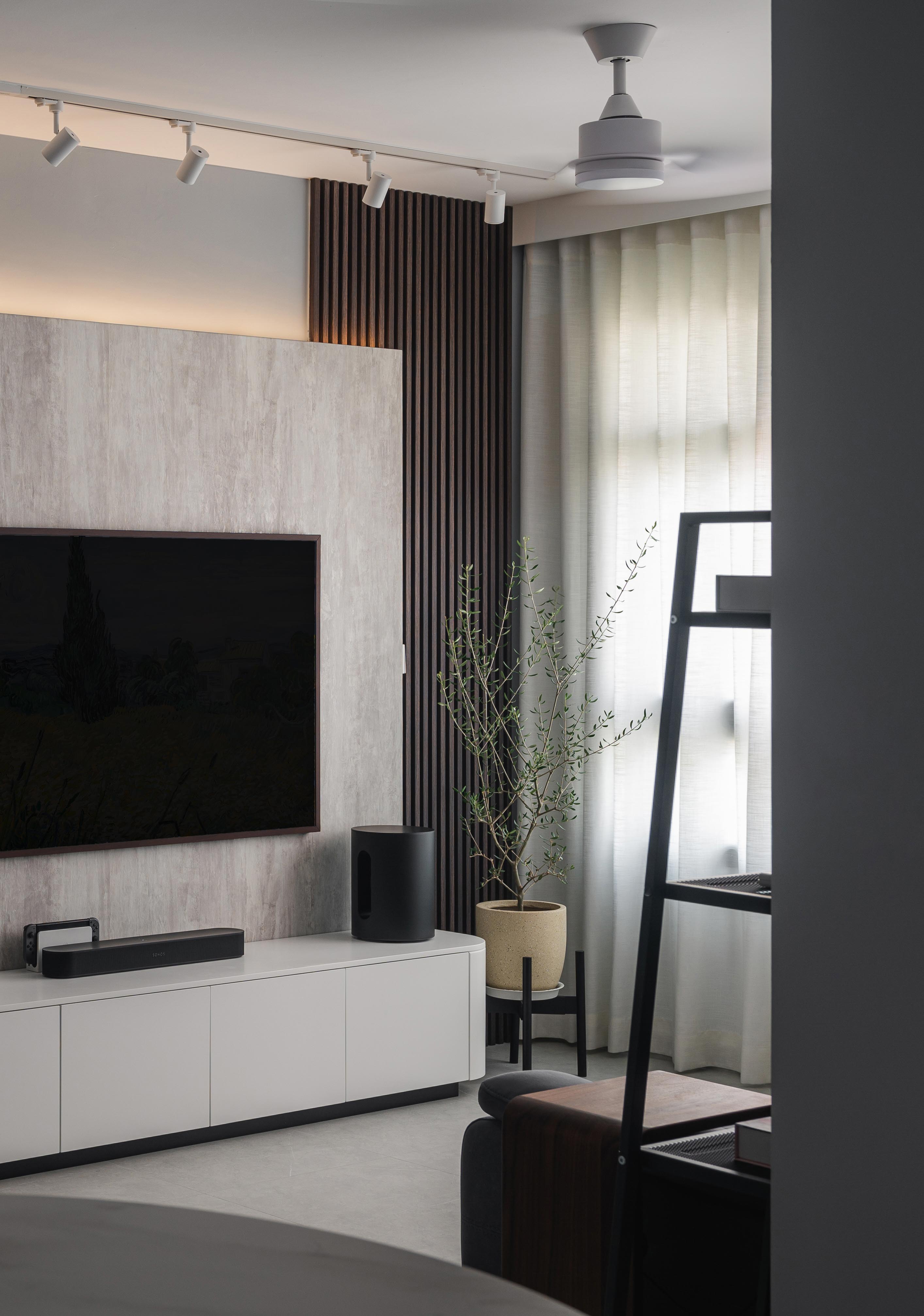 Industrial, Modern Design - Living Room - HDB 4 Room - Design by The Alchemists Design