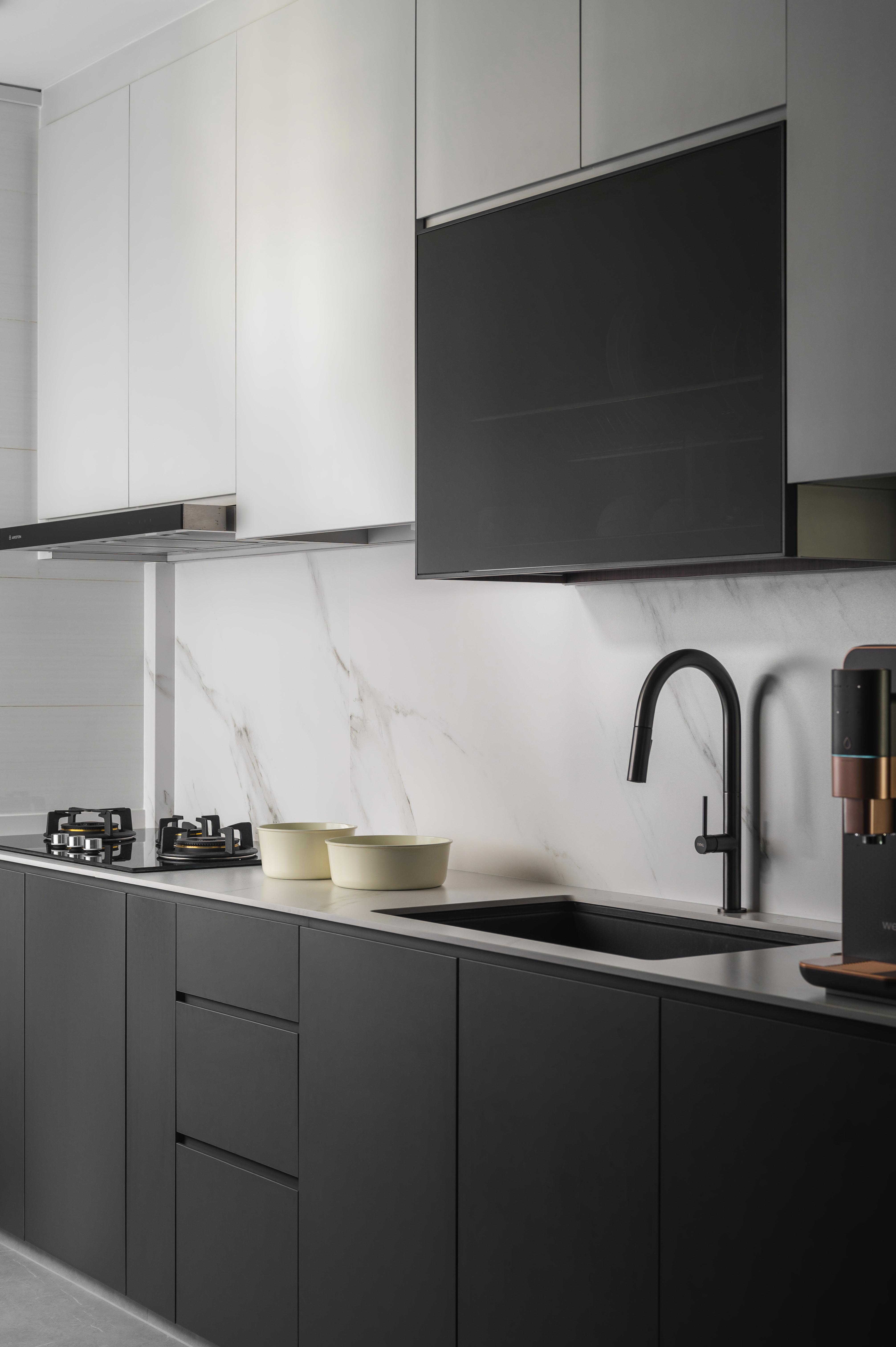 Industrial, Modern Design - Kitchen - HDB 4 Room - Design by The Alchemists Design