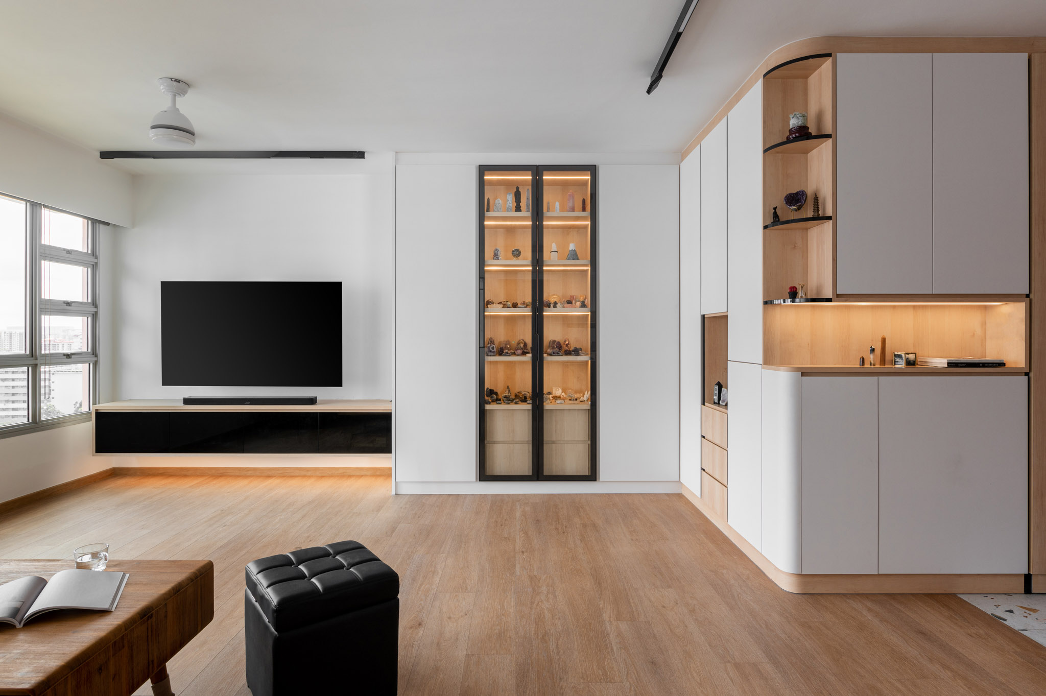 Modern, Scandinavian Design - Living Room - HDB 5 Room - Design by The Alchemists Design