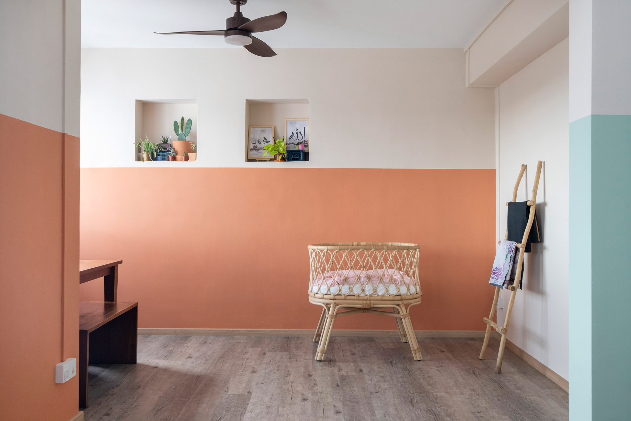Eclectic, Rustic, Tropical Design - Living Room - HDB Executive Apartment - Design by The Alchemists Design